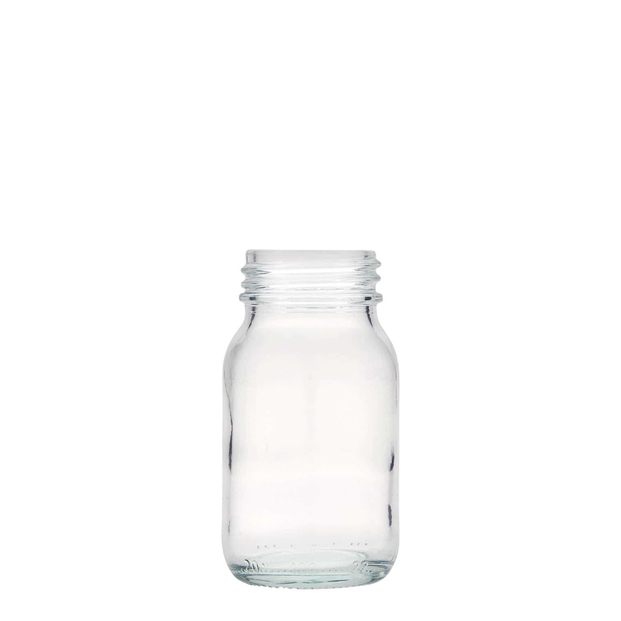 100 ml wide-neck glass, opening: DIN 40