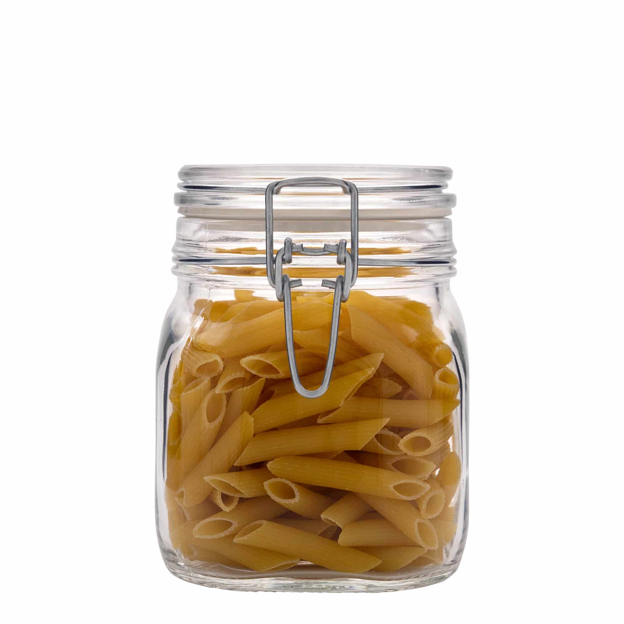 750 ml wire bail jar 'Fido', square, opening: wire bail closure