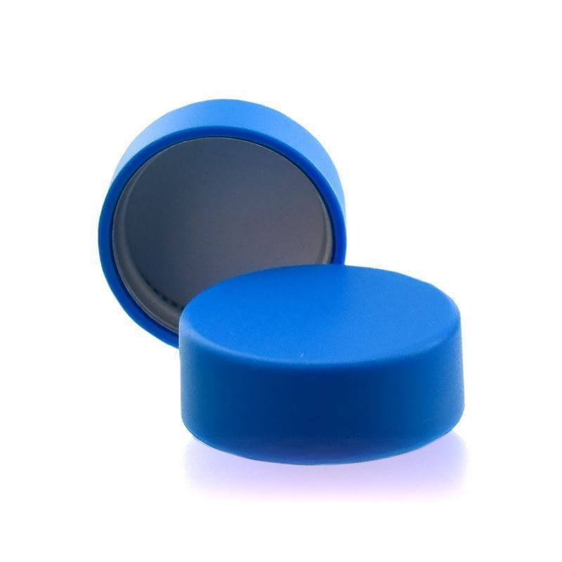 Screw cap, ABS plastic, aqua blue, for opening: GPI 33/400