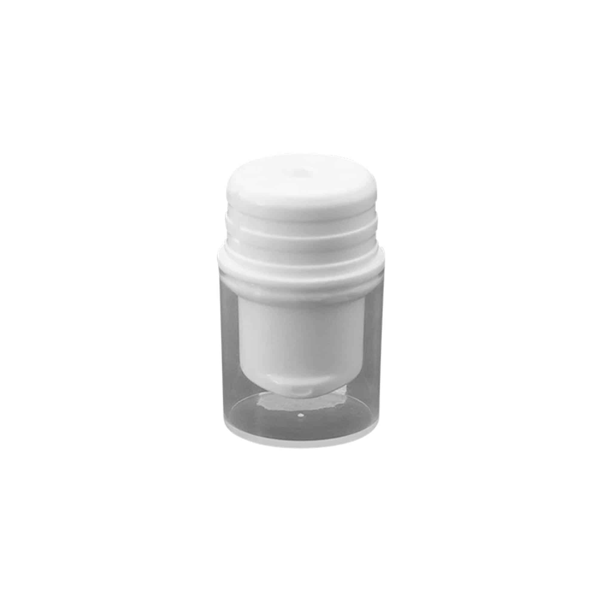 Airless Dispenser Pump Head ‘Nano’, PP Plastic, white