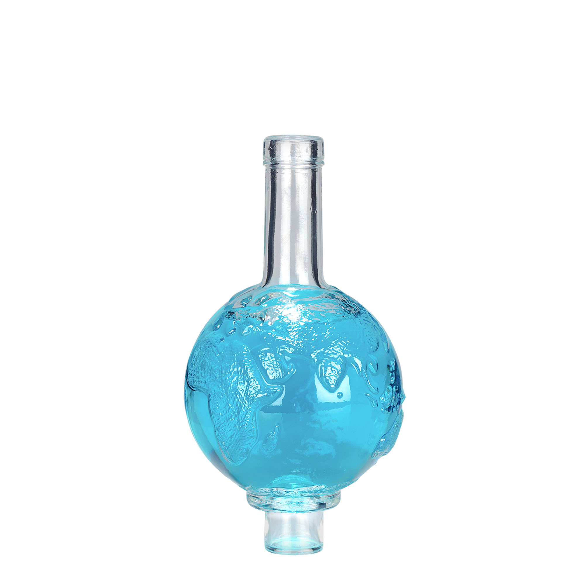 500 ml glass bottle 'Globus', opening: cork 500 ml glass bottle 'Globus', opening: cork