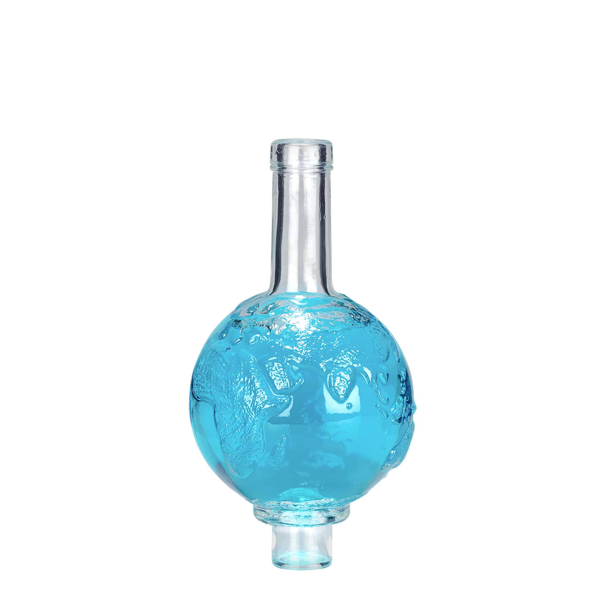 500 ml glass bottle 'Globus', opening: cork