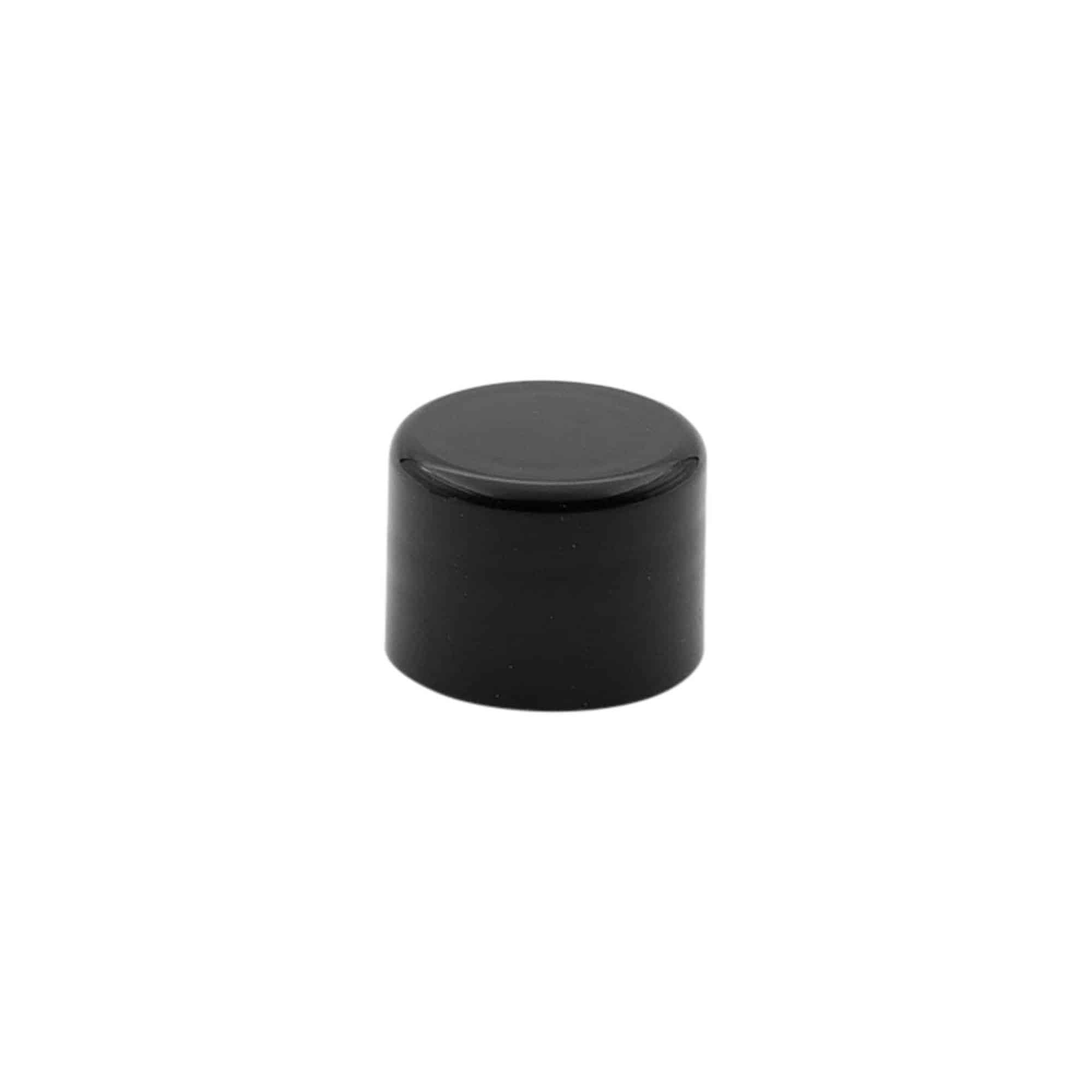Screw cap, PP plastic, black, for opening: 20/410