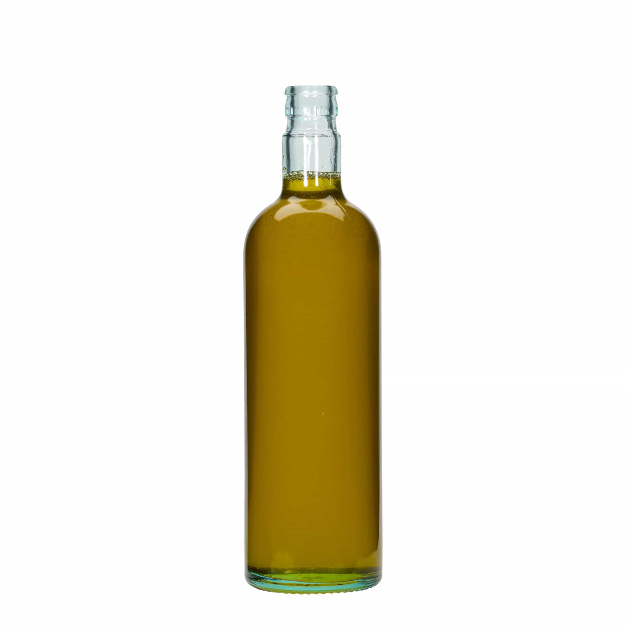 750 ml vinegar/oil bottle 'Willy New', glass, light green, opening: DOP