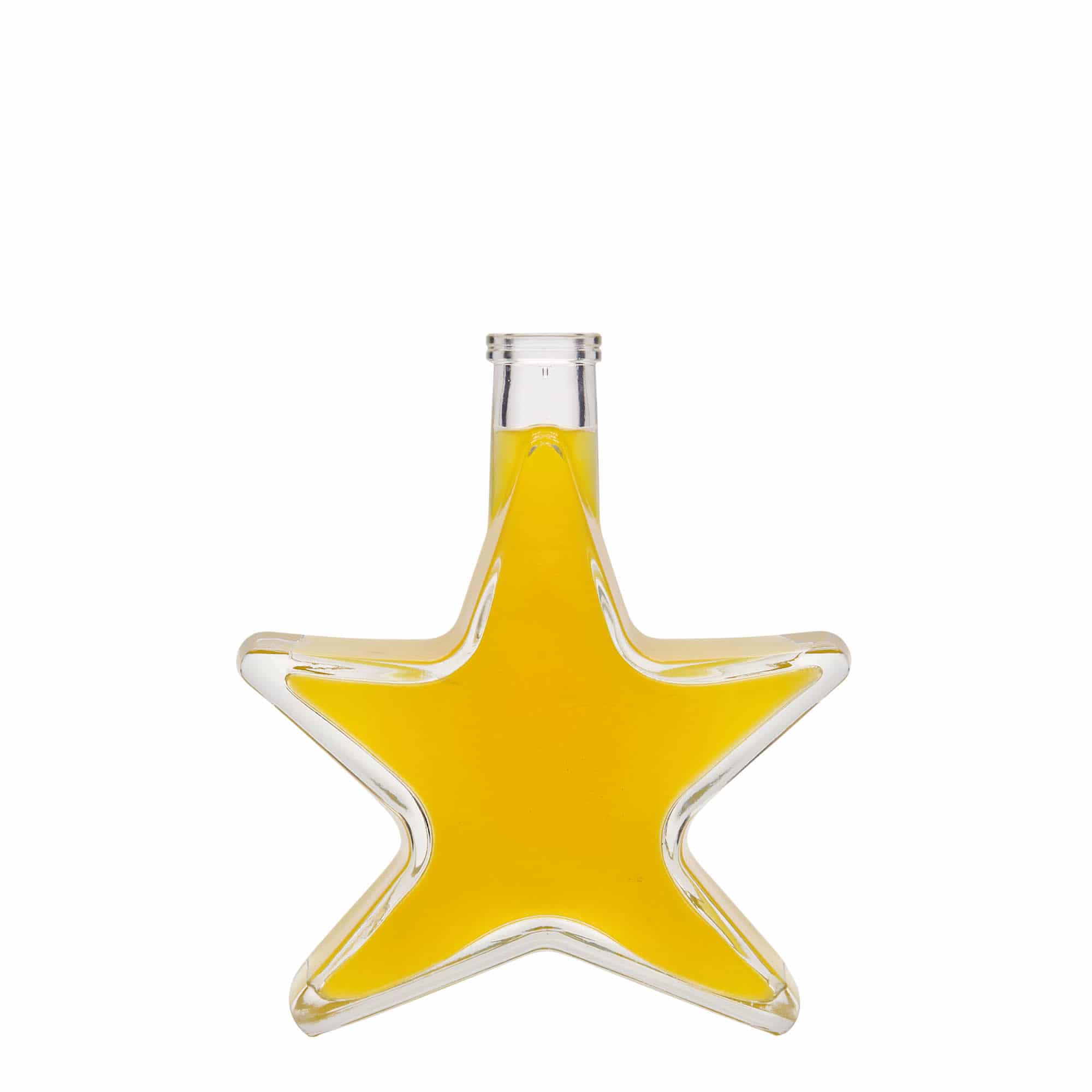 200 ml glass bottle ‘Star’, opening: cork