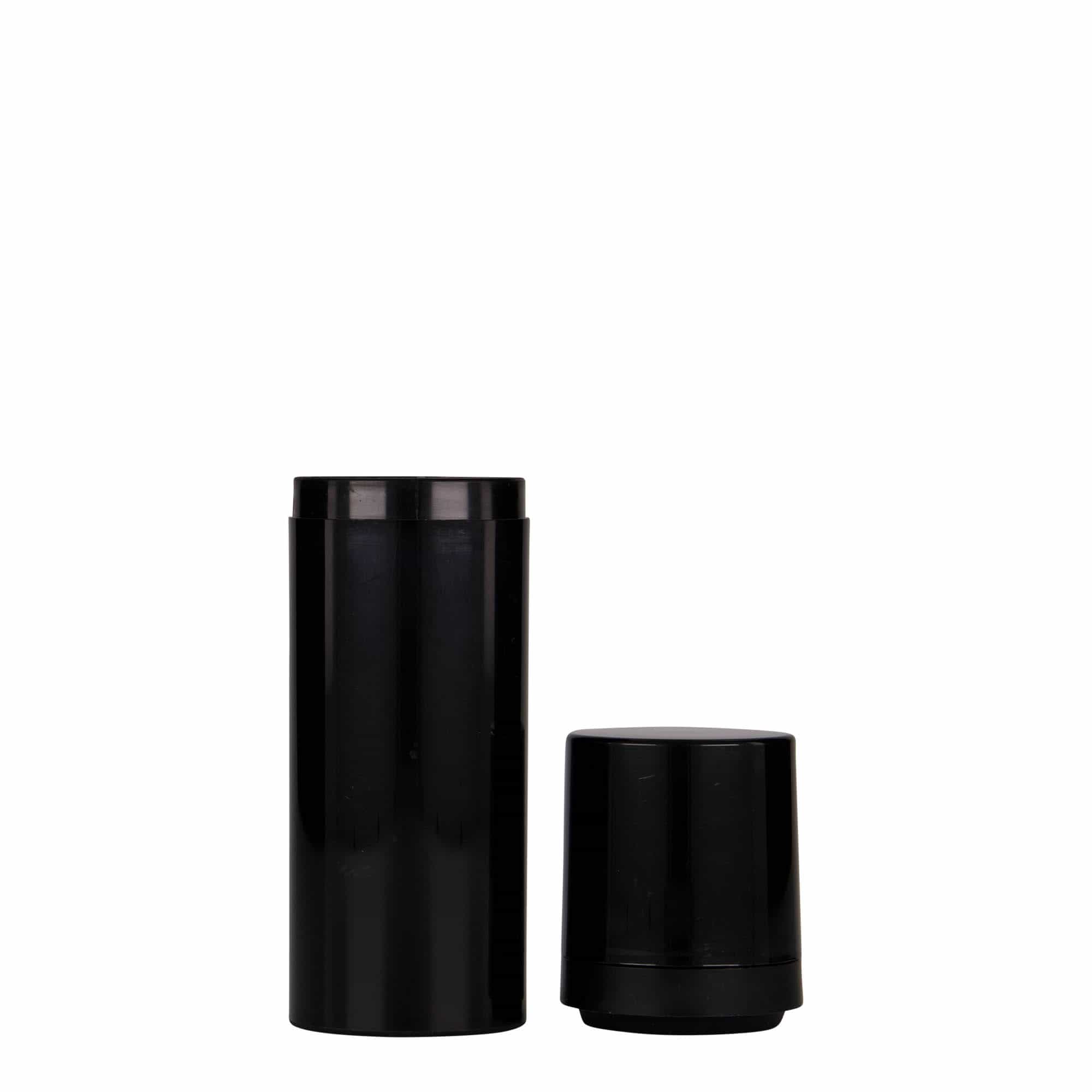 50 ml Airless Dispenser ‘Mezzo’, black PP plastic
