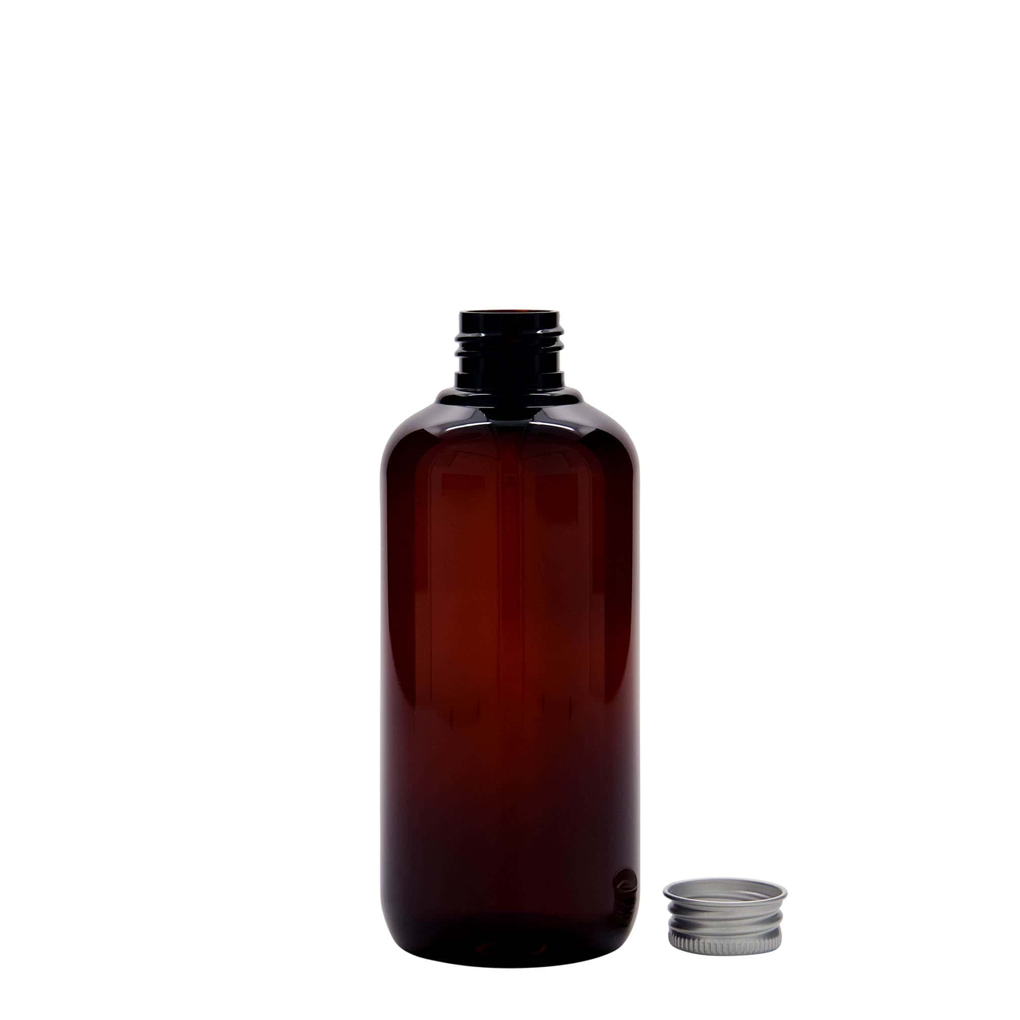 250 ml recycled plastic bottle 'Victor's Best', PCR, brown, neck: 24/410