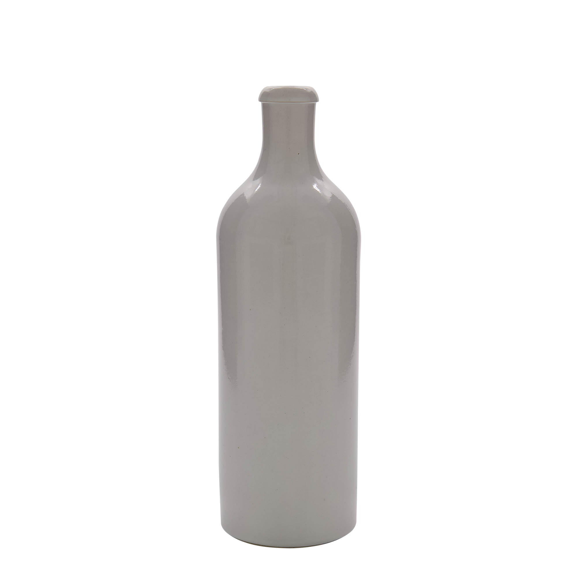 750 ml earthenware jug, stoneware, white, opening: cork 750 ml earthenware jug, stoneware, white, opening: cork