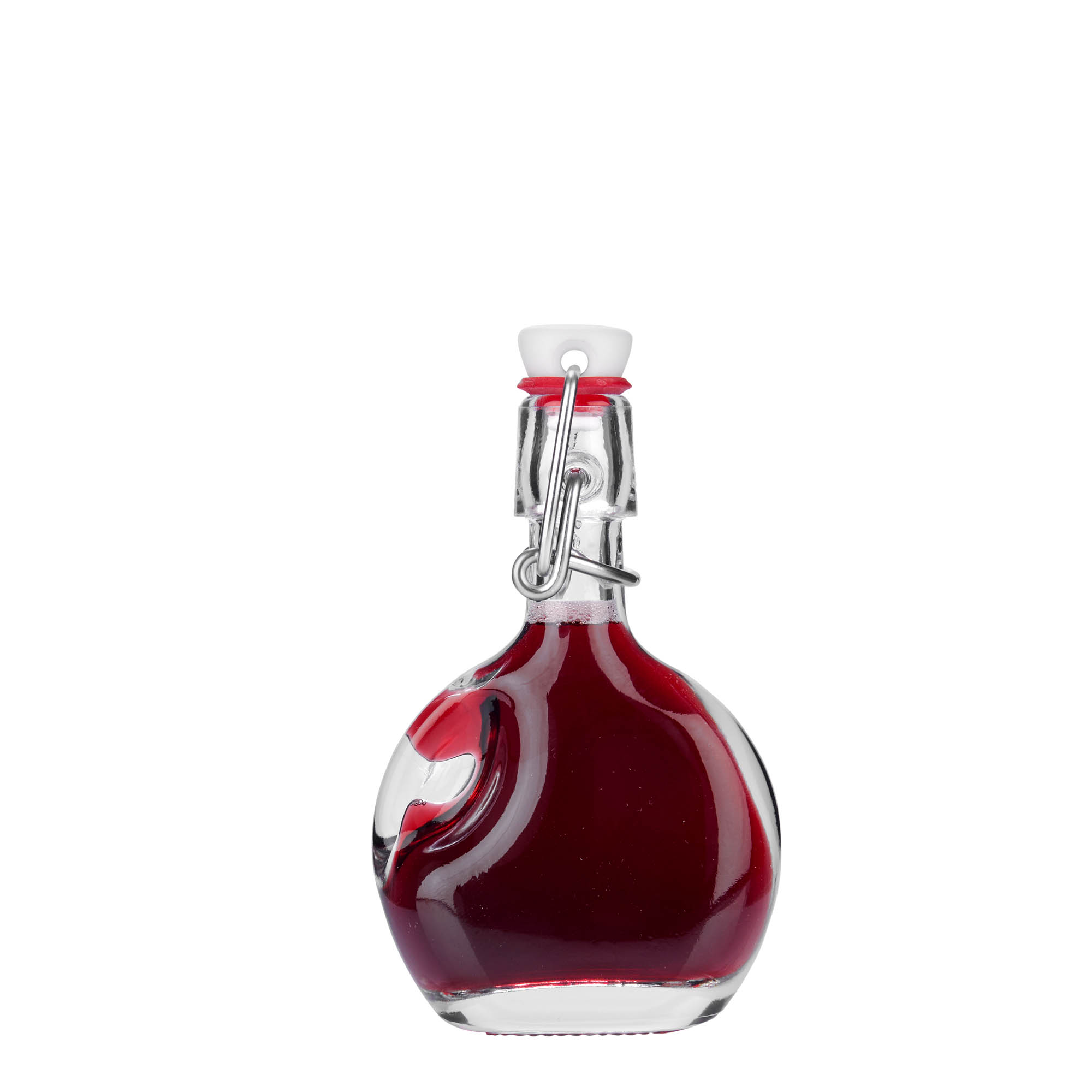 40 ml glass bottle 'Lukas', oval, opening: swing top closure 40 ml glass bottle 'Lukas', oval, opening: swing top closure