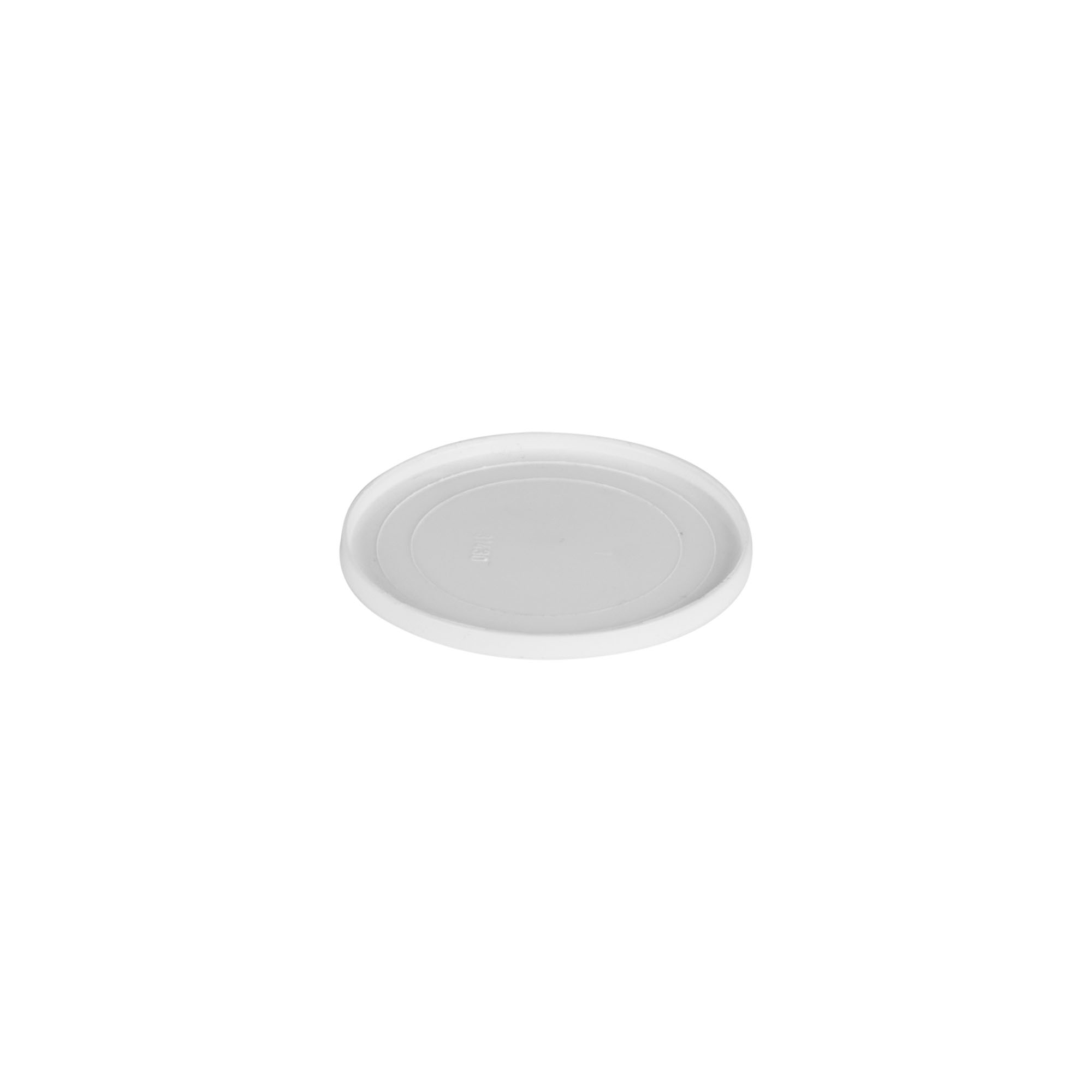 Cover disc for 15 ml 'Bianca', PP plastic, white Cover disc for 15 ml 'Bianca', PP plastic, white