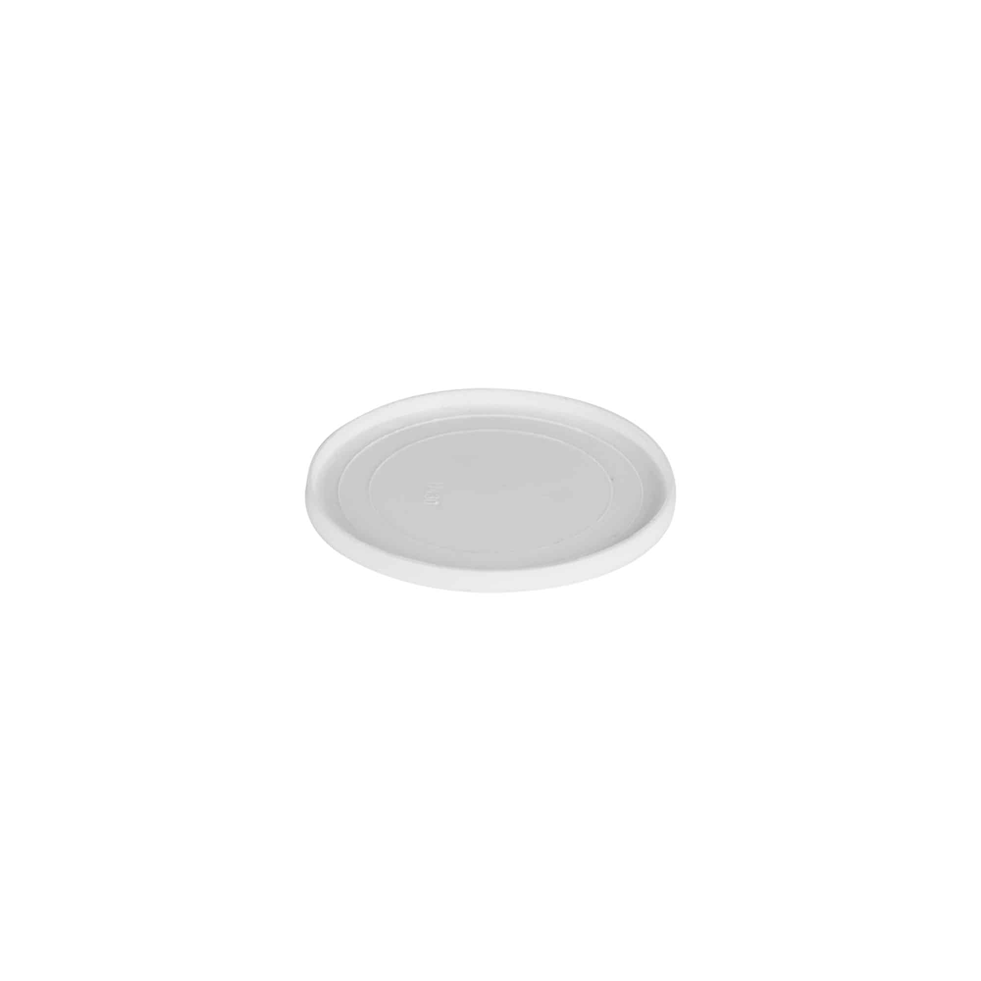 Cover disc for 15 ml 'Bianca', PP plastic, white