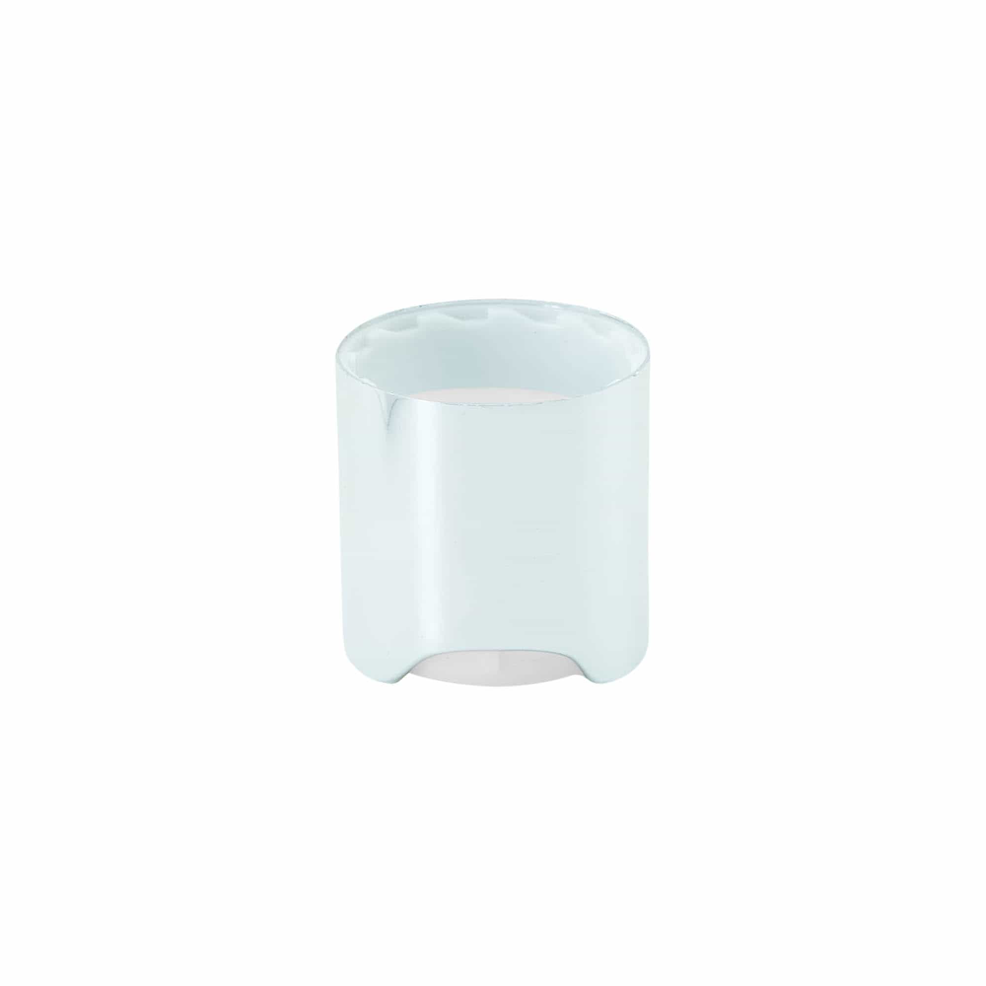 Screw cap Disc Top, PP plastic, silver, for opening: 24/410