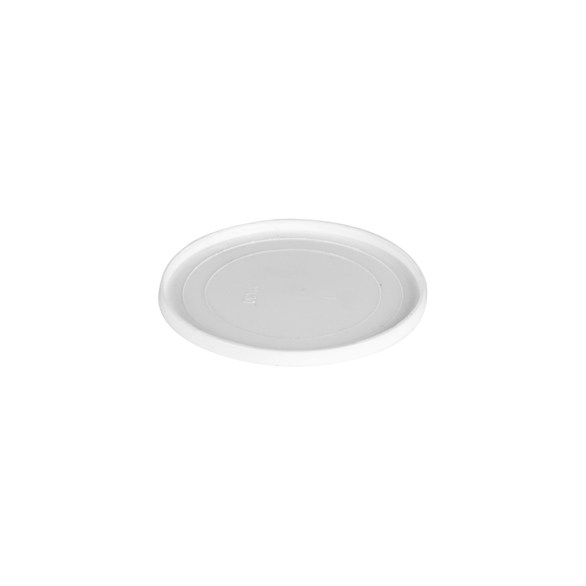 Cover disc for 30 ml 'Bianca', PP plastic, white