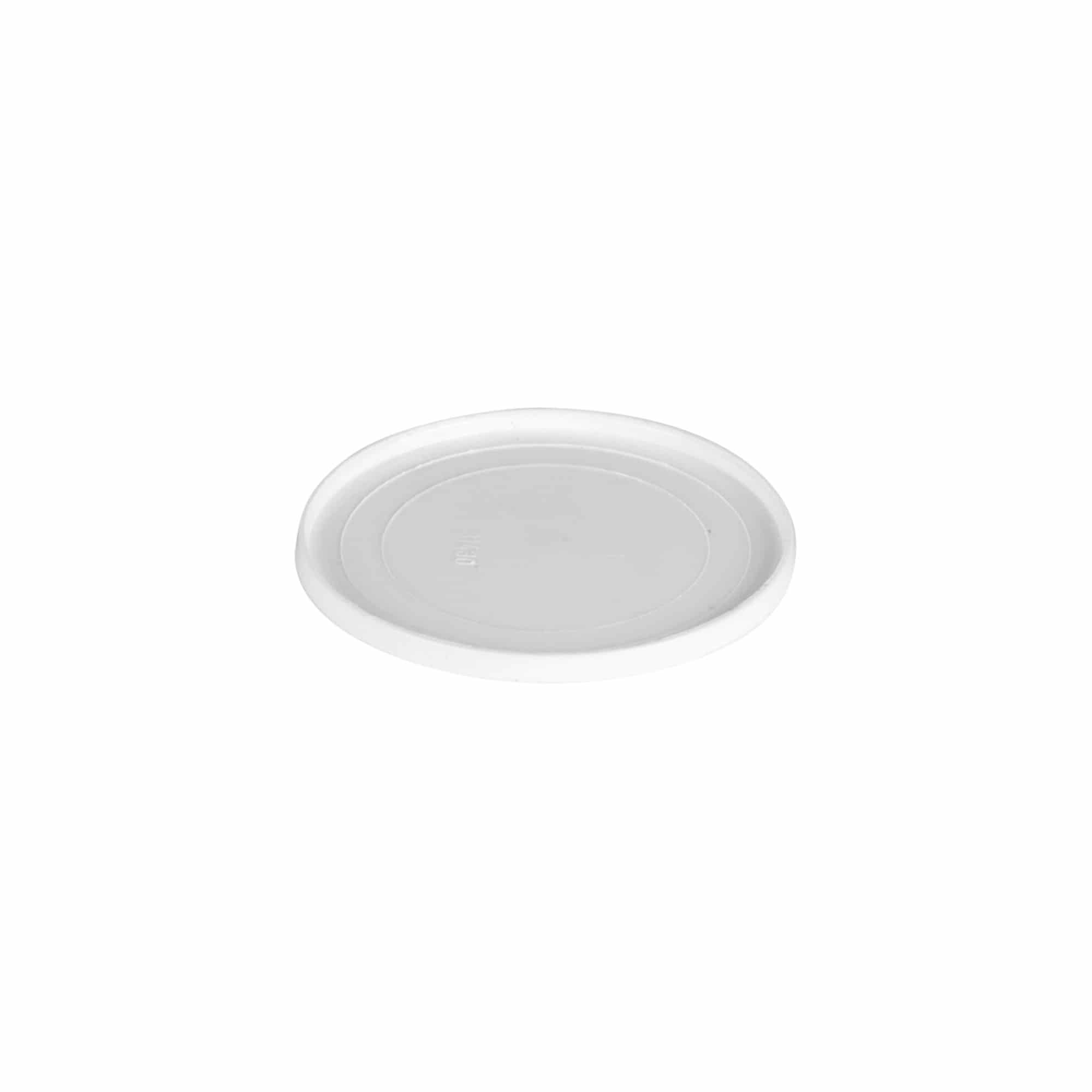 Cover disc for 30 ml 'Bianca', PP plastic, white