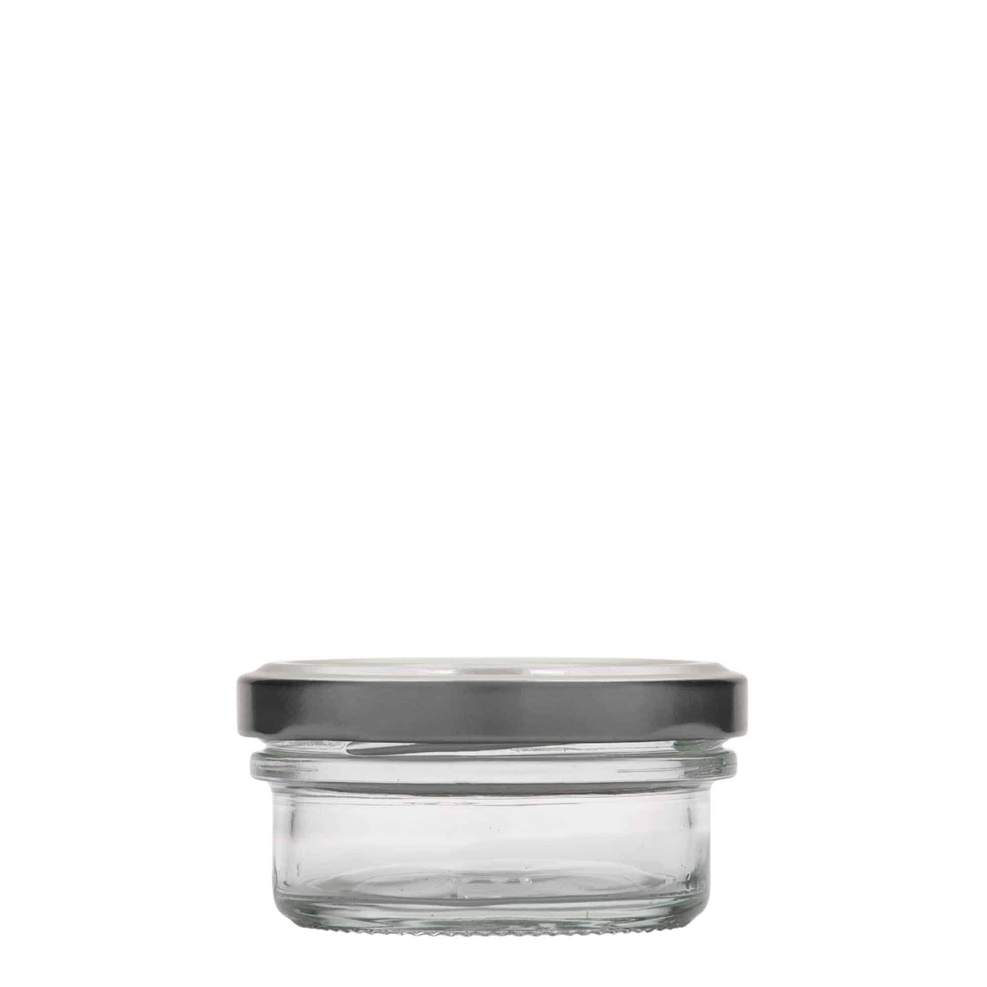 65 ml flat straight-sided jar, opening: Twist-off (TO 66)