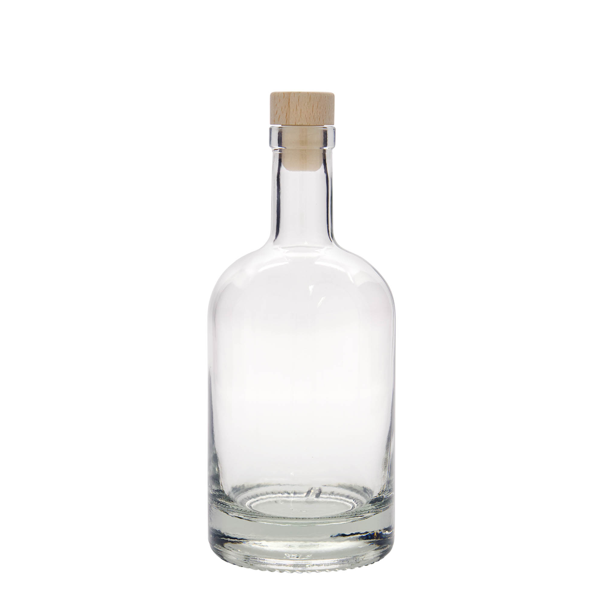 500 ml glass bottle ‘First Class’, opening: cork