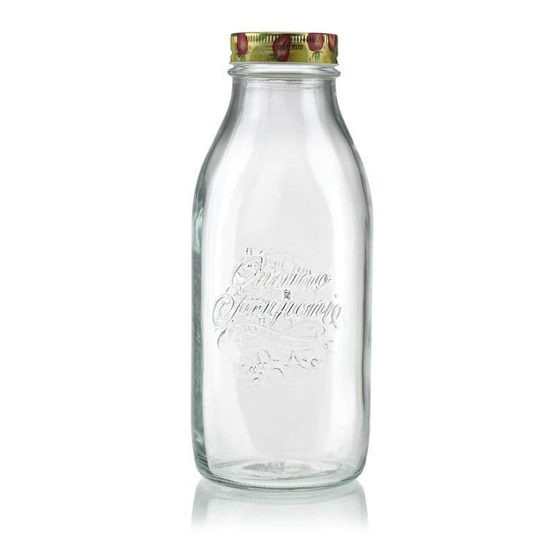 1,000 ml glass bottle 'Quattro Stagioni Frutti', closure: screw cap