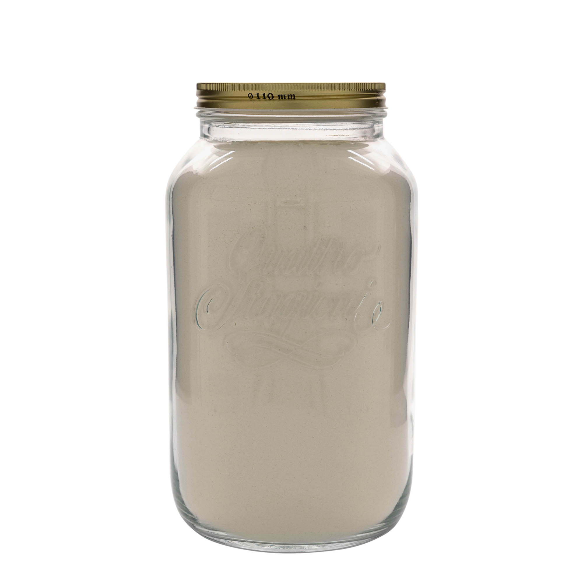 3,800 ml glass ‘Quattro Stagioni’, opening: screw cap