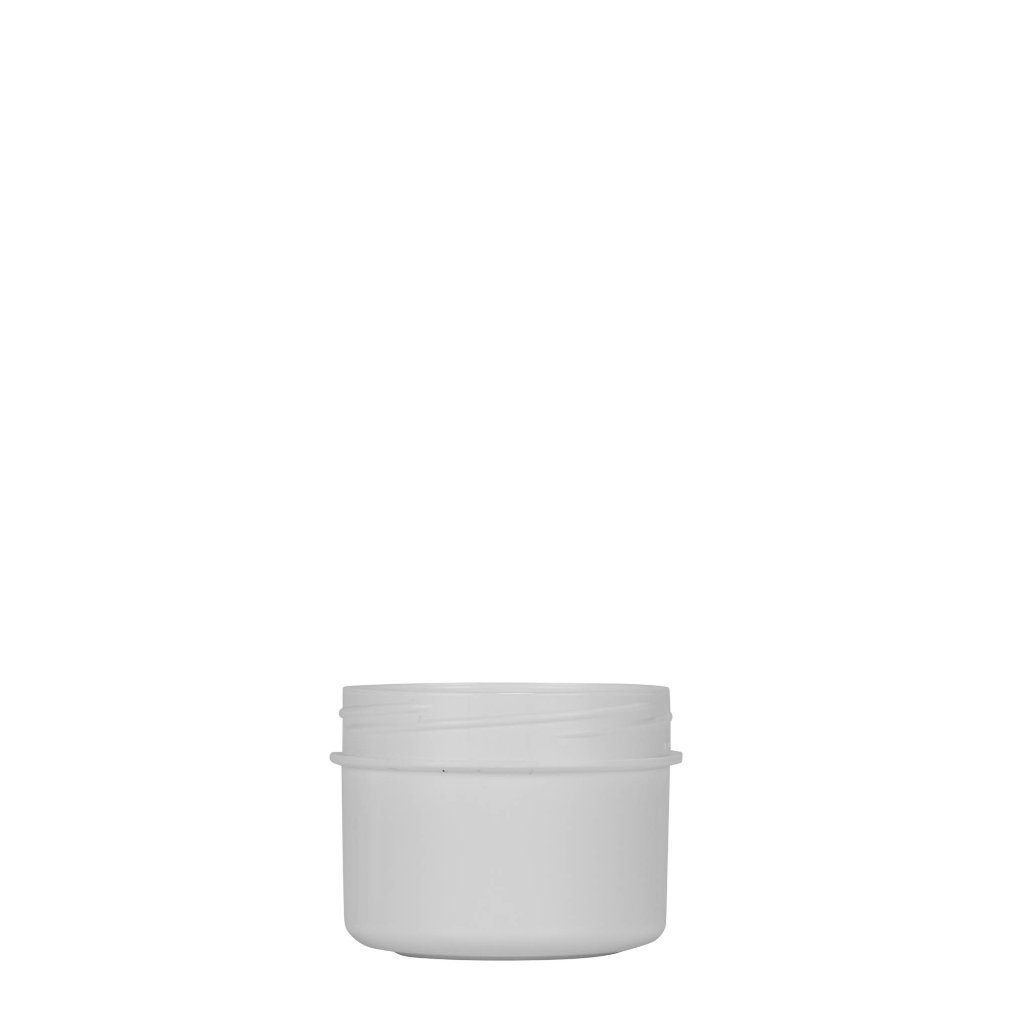 35 ml plastic jar 'White Line', PP, white, opening: screw cap 35 ml plastic jar 'White Line', PP, white, opening: screw cap