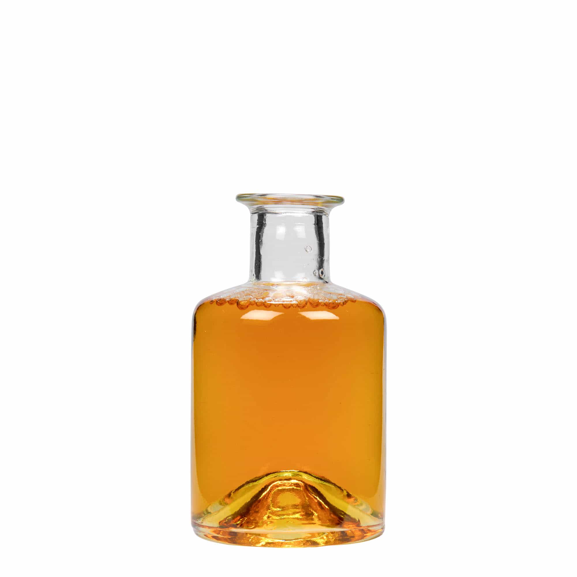 200 ml glass bottle apothecary, opening: cork