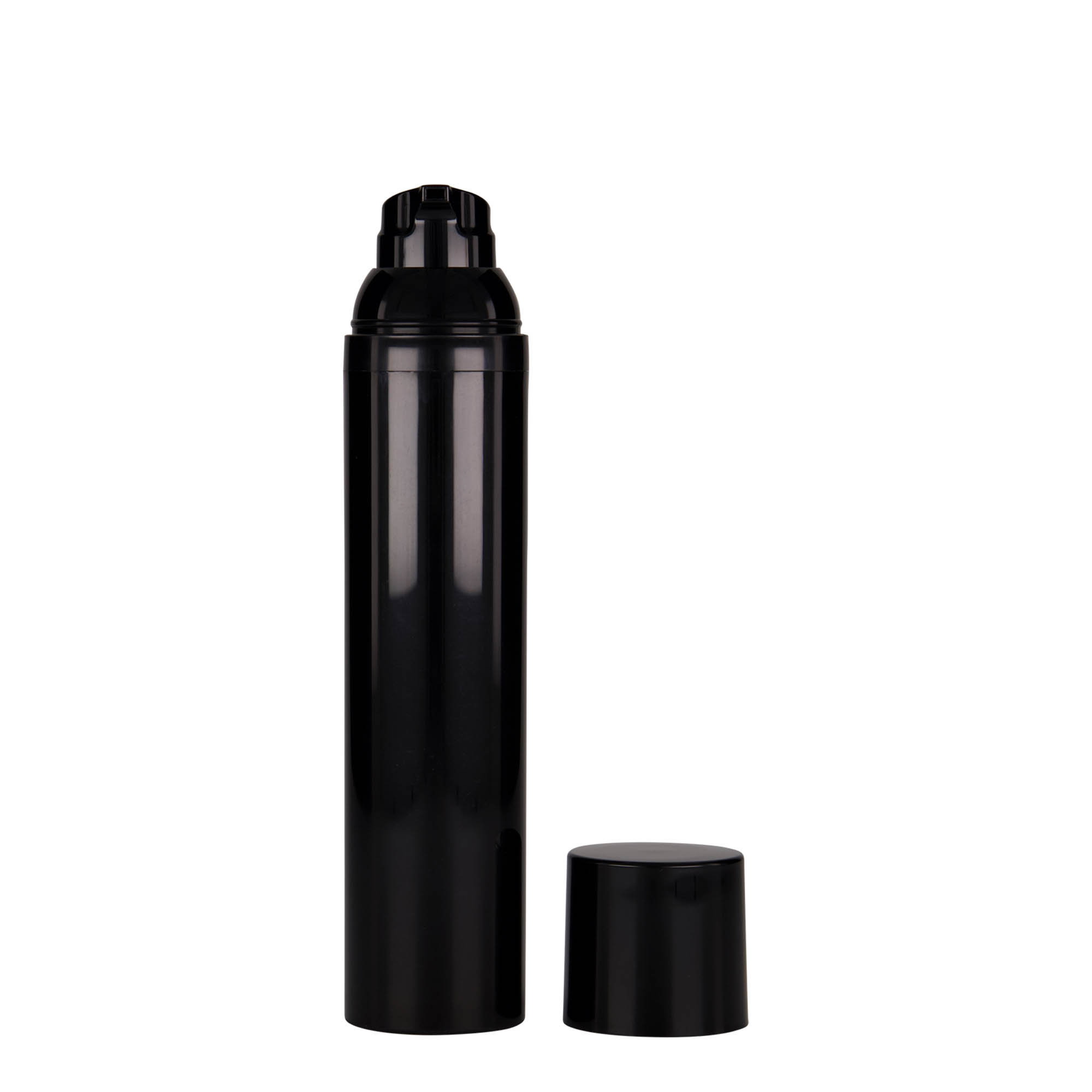 100 ml Airless Dispenser 'Mezzo', black PP plastic