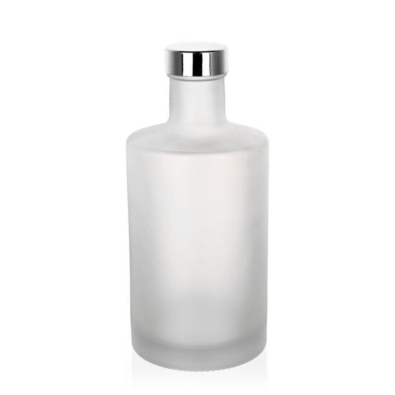 500 ml glass bottle 'Caroline', frosted, closure: GPI 33