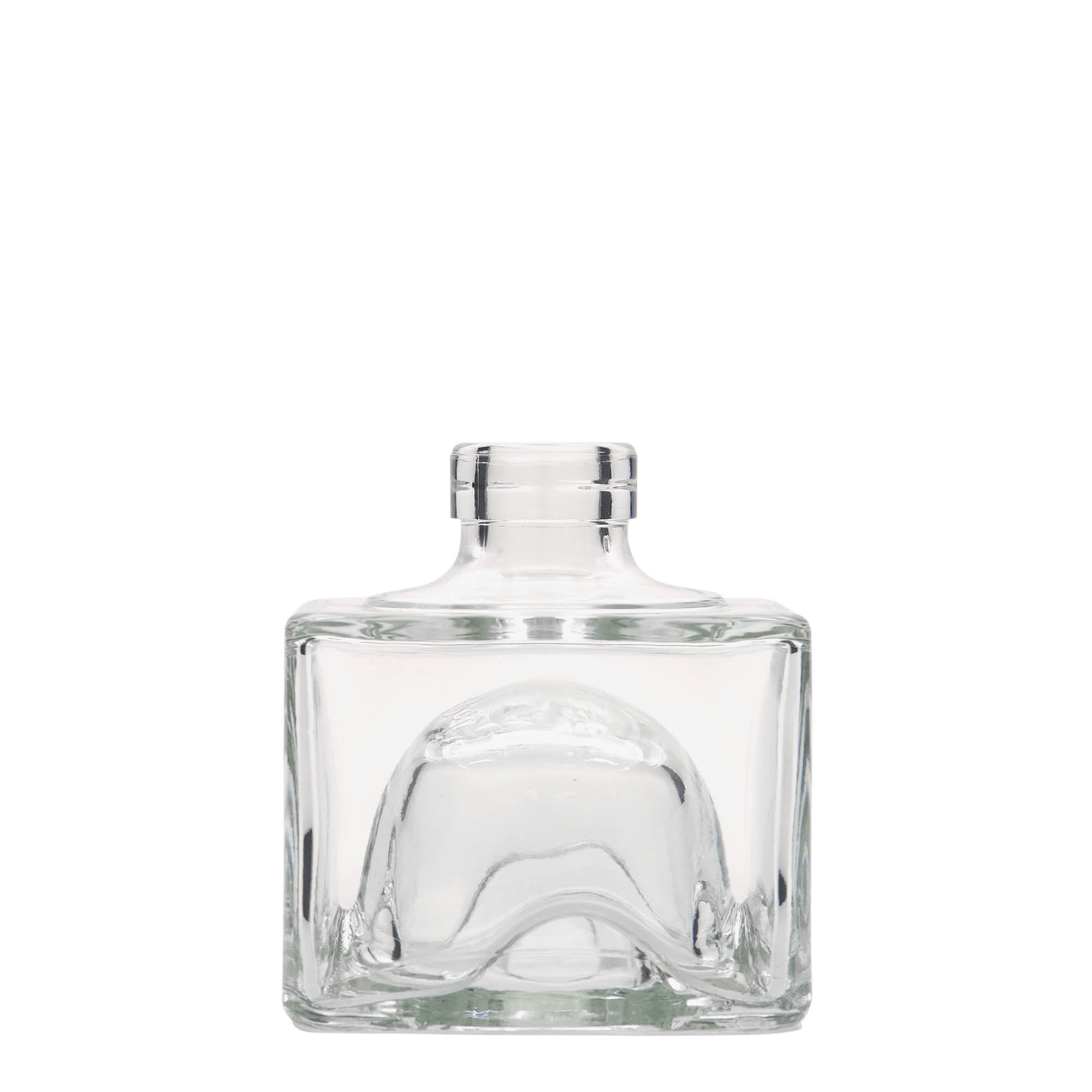 200 ml glass bottle 'Cocolores', square, opening: cork 200 ml glass bottle 'Cocolores', square, opening: cork