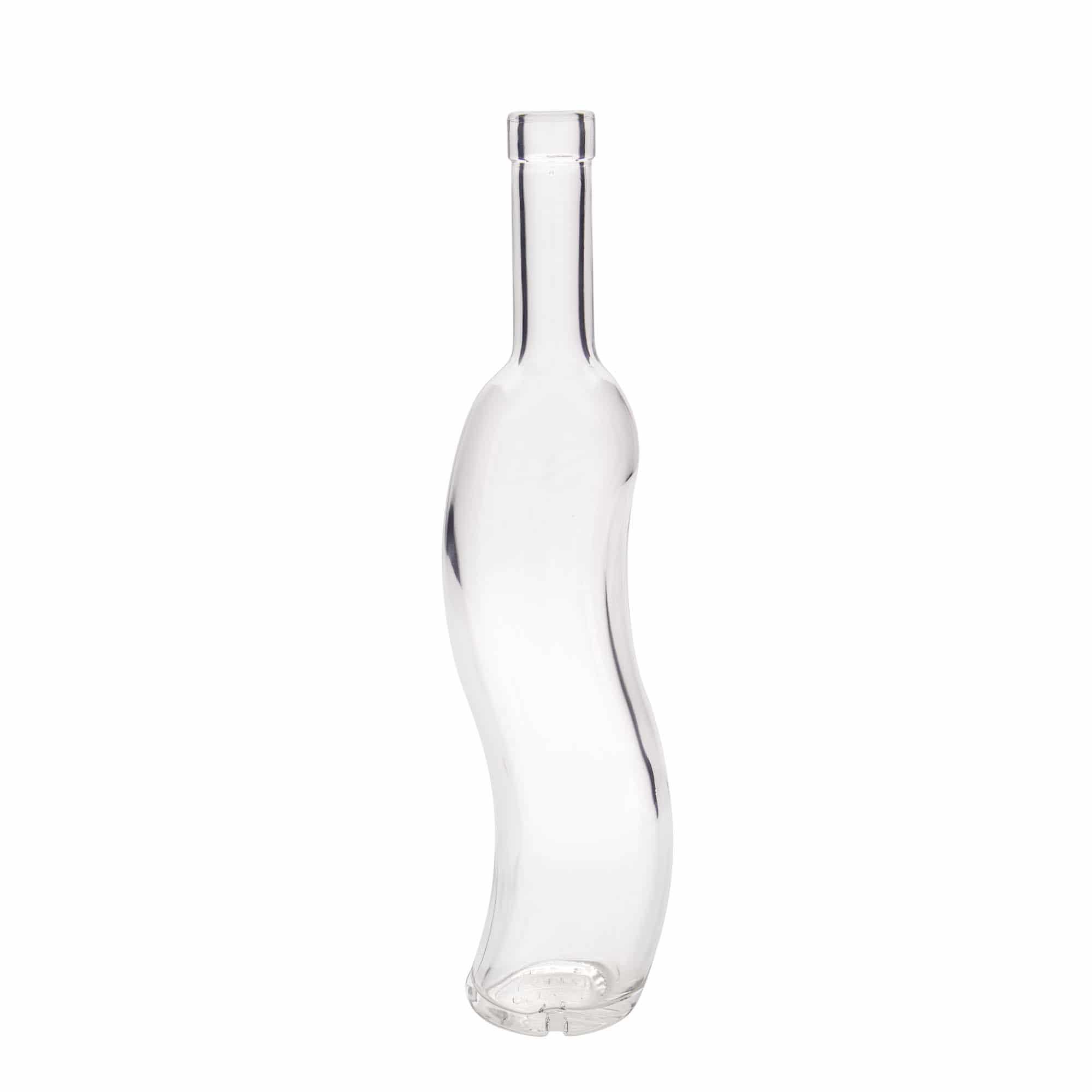 500 ml glass bottle 'La-Ola', semi-round, opening: cork