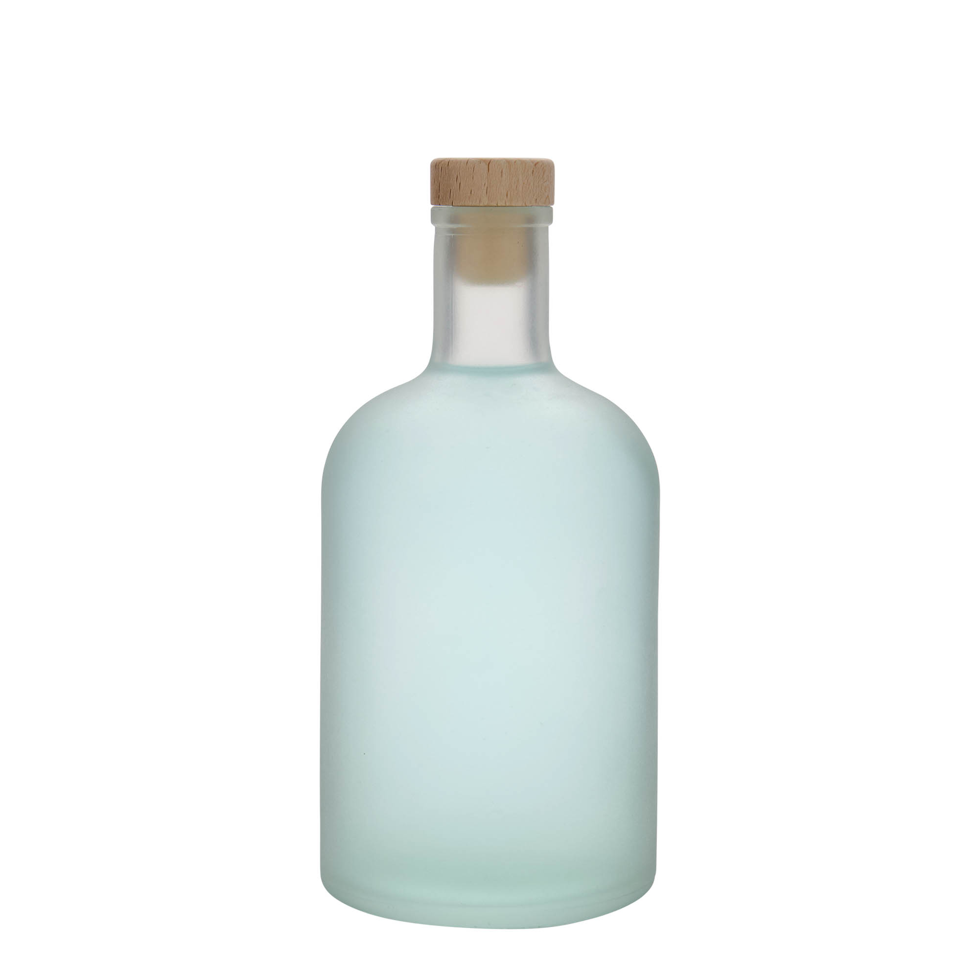 700 ml glass bottle 'Gerardino', frosted, opening: cork