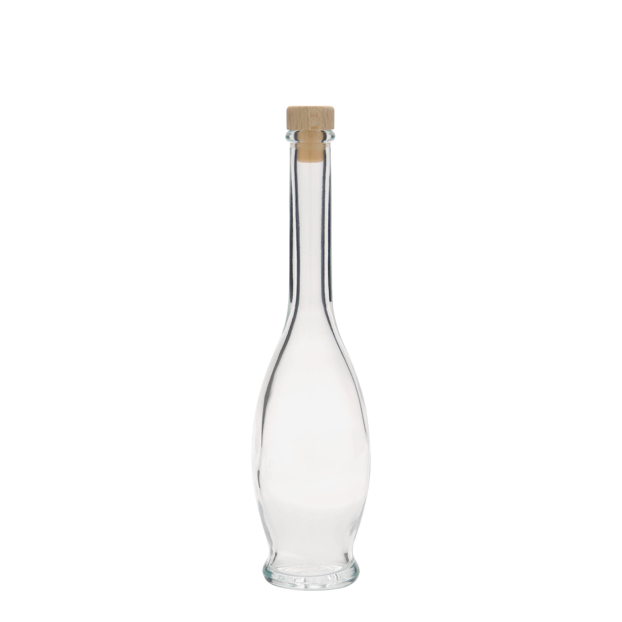 100 ml glass bottle 'Gina', opening: cork