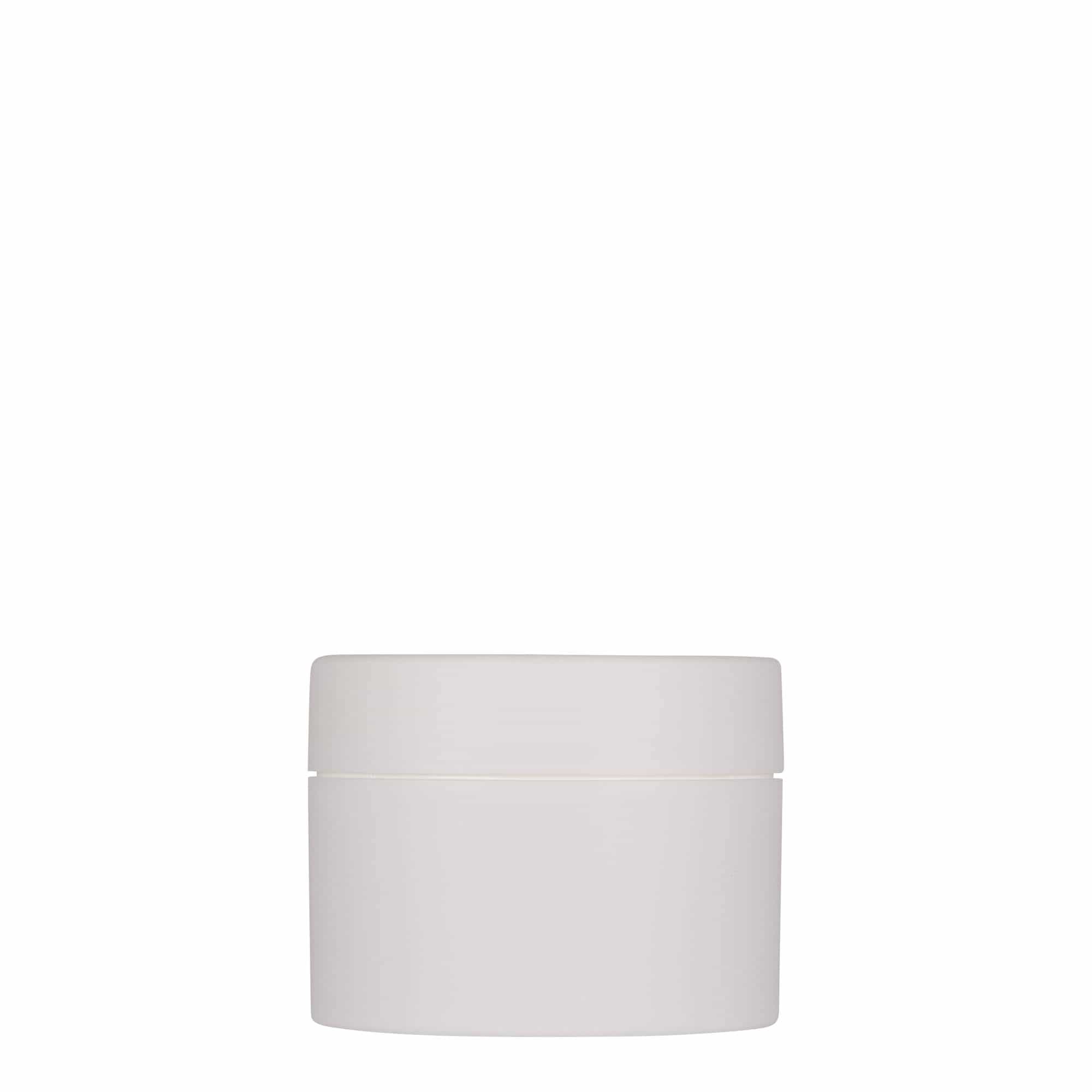 100 ml plastic jar 'Antonella', PP, white, closure: screw cap