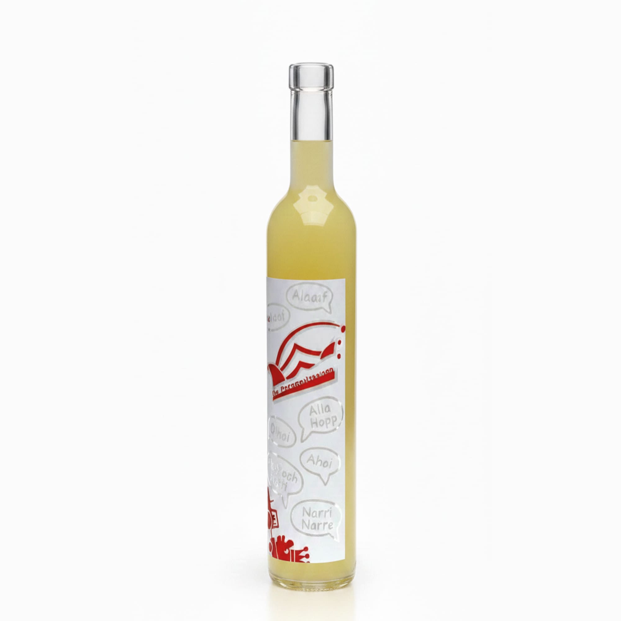 500 ml glass bottle Maximo printed ‘Carnival’, opening: cork