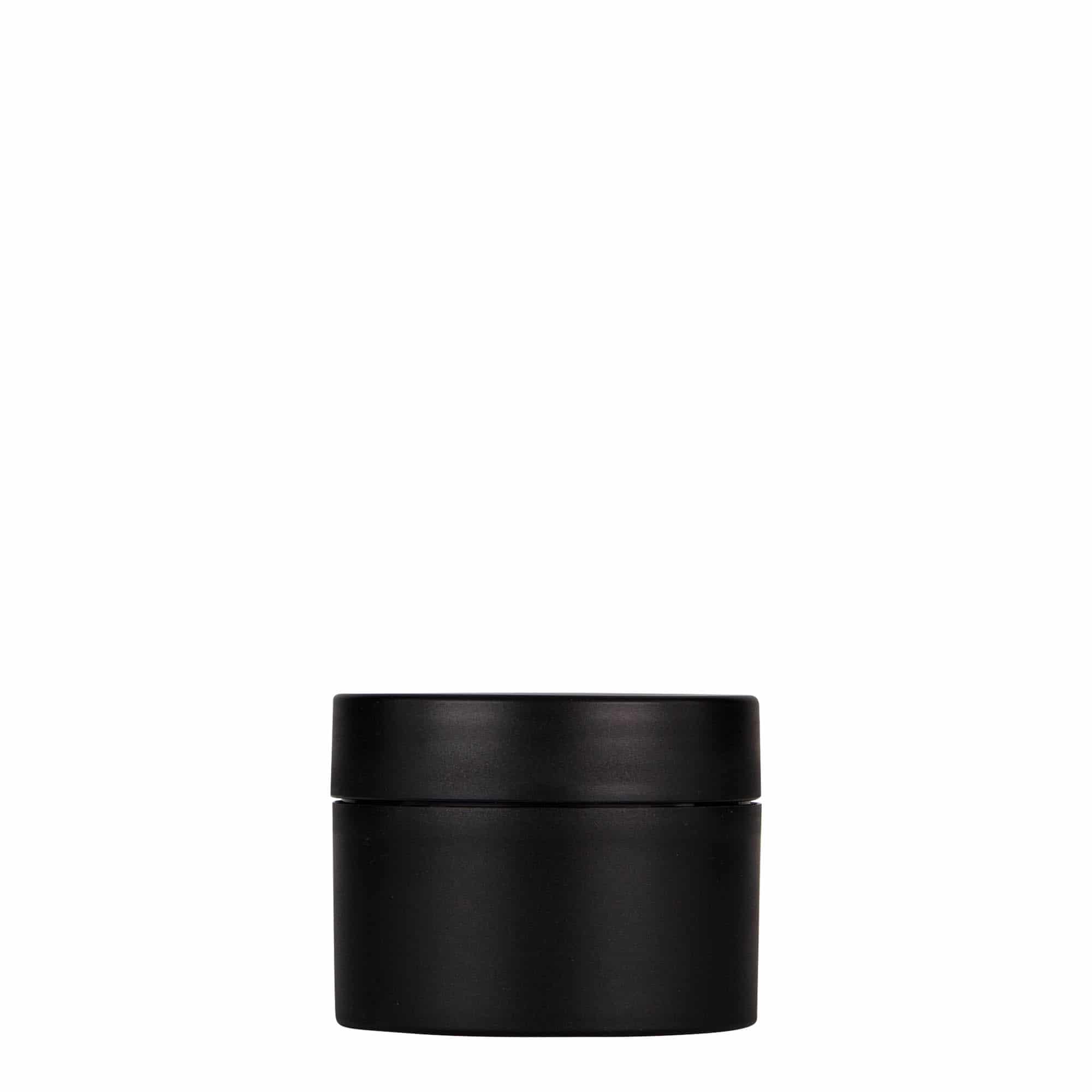 50 ml plastic jar 'Antonella', PP, black, closure: screw cap