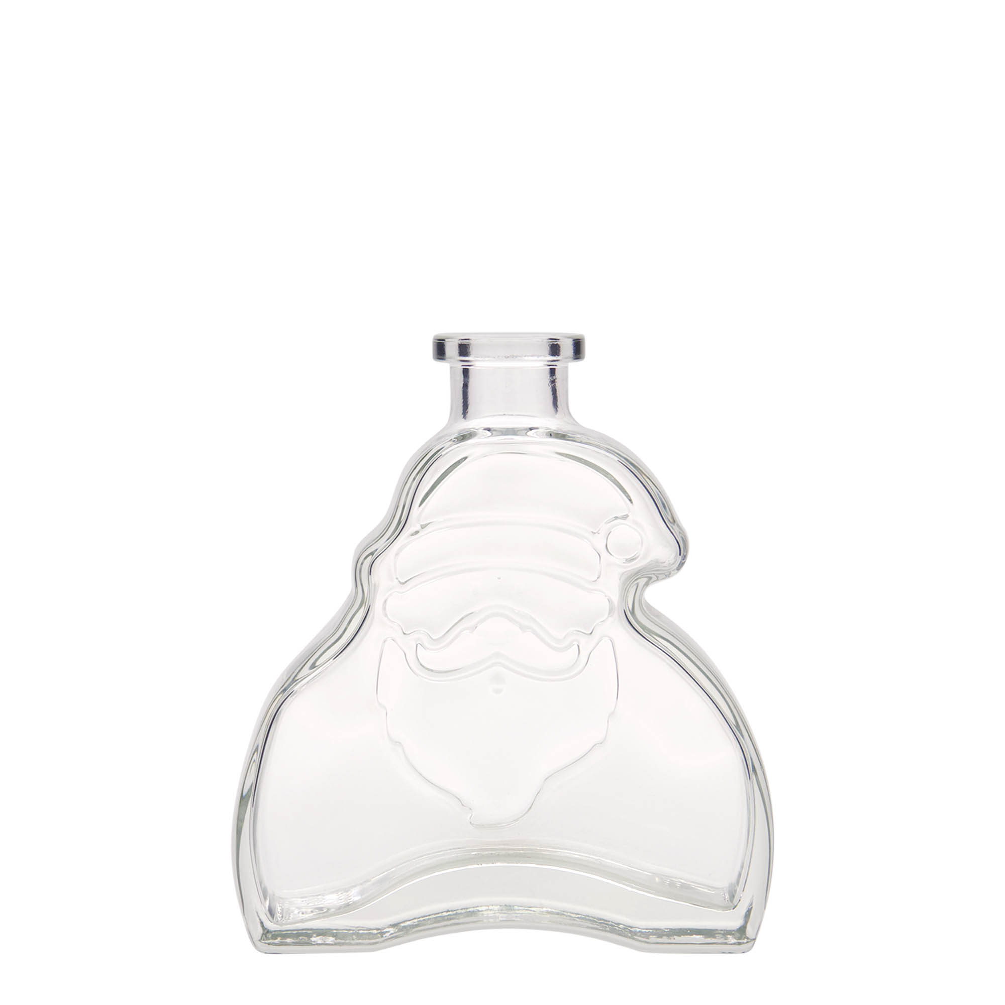200 ml glass bottle 'Santa Claus', opening: cork 200 ml glass bottle 'Santa Claus', opening: cork