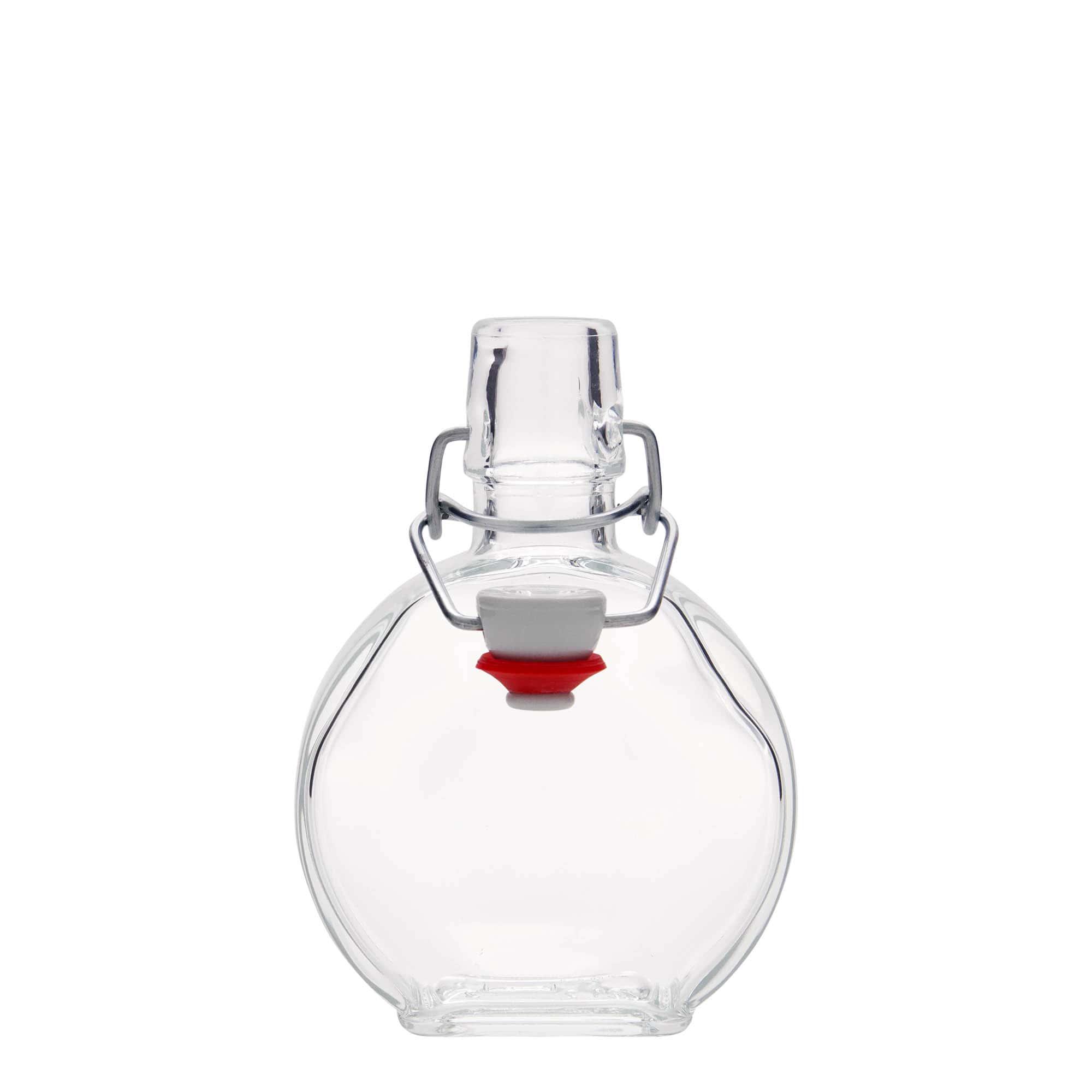 200 ml glass bottle 'Sensatione', rectangular, opening: swing top closure