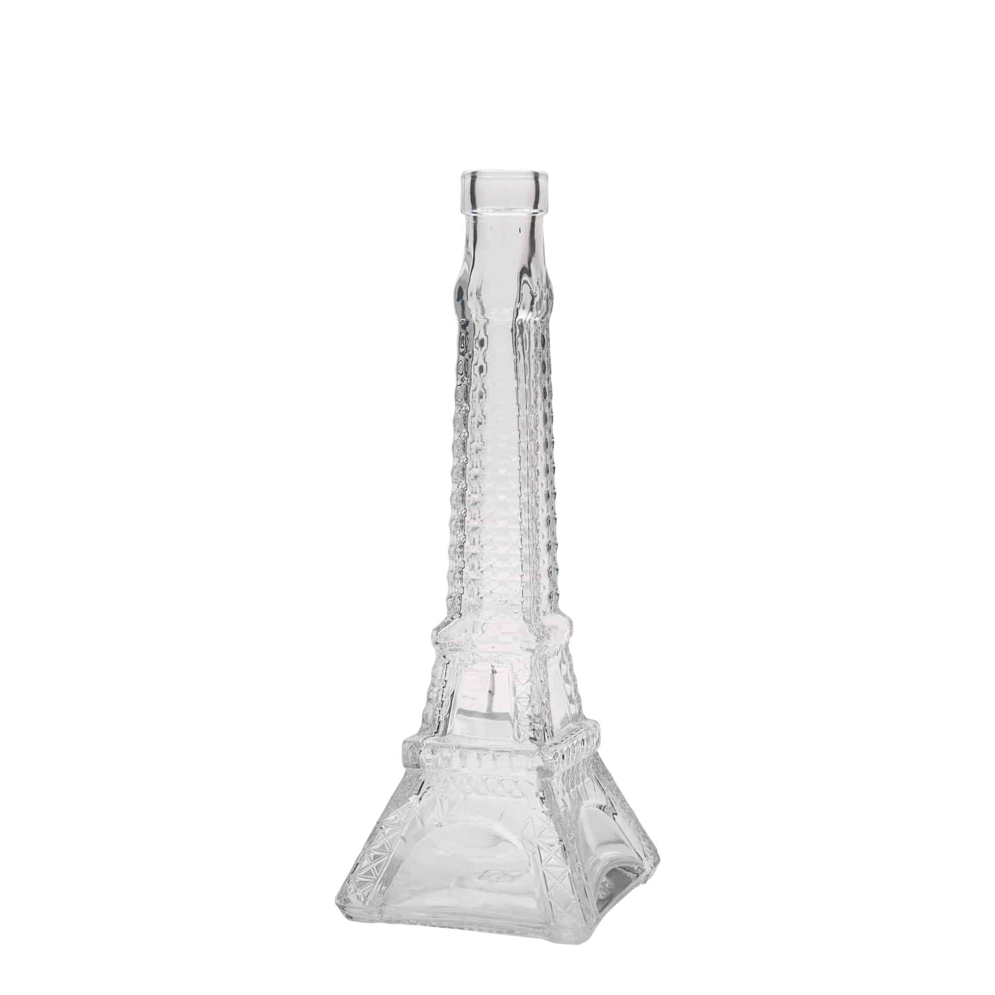 200 ml glass bottle 'Eiffel Tower', opening: cork