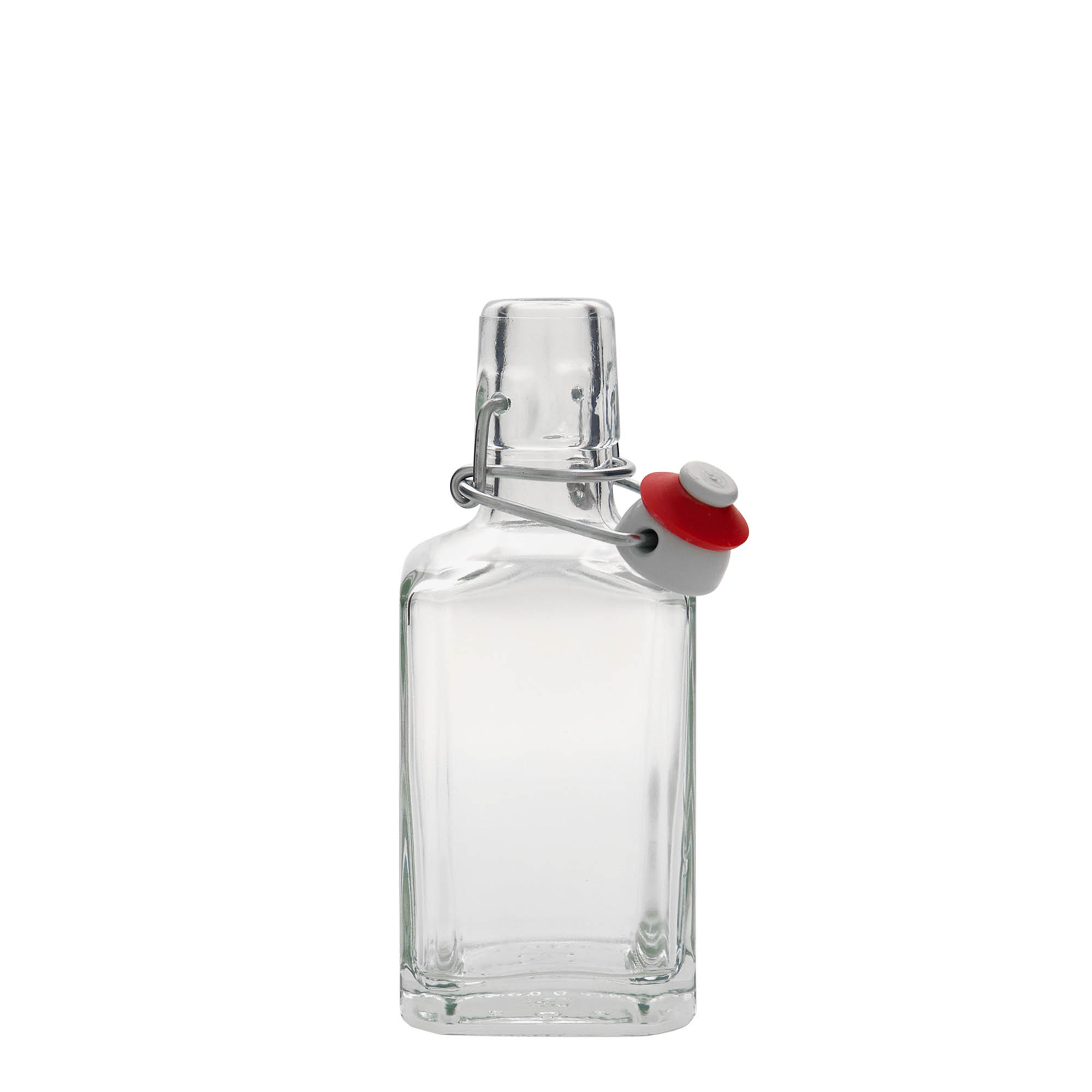 250 ml glass bottle 'Rialto', square, opening: swing top closure 250 ml glass bottle 'Rialto', square, opening: swing top closure
