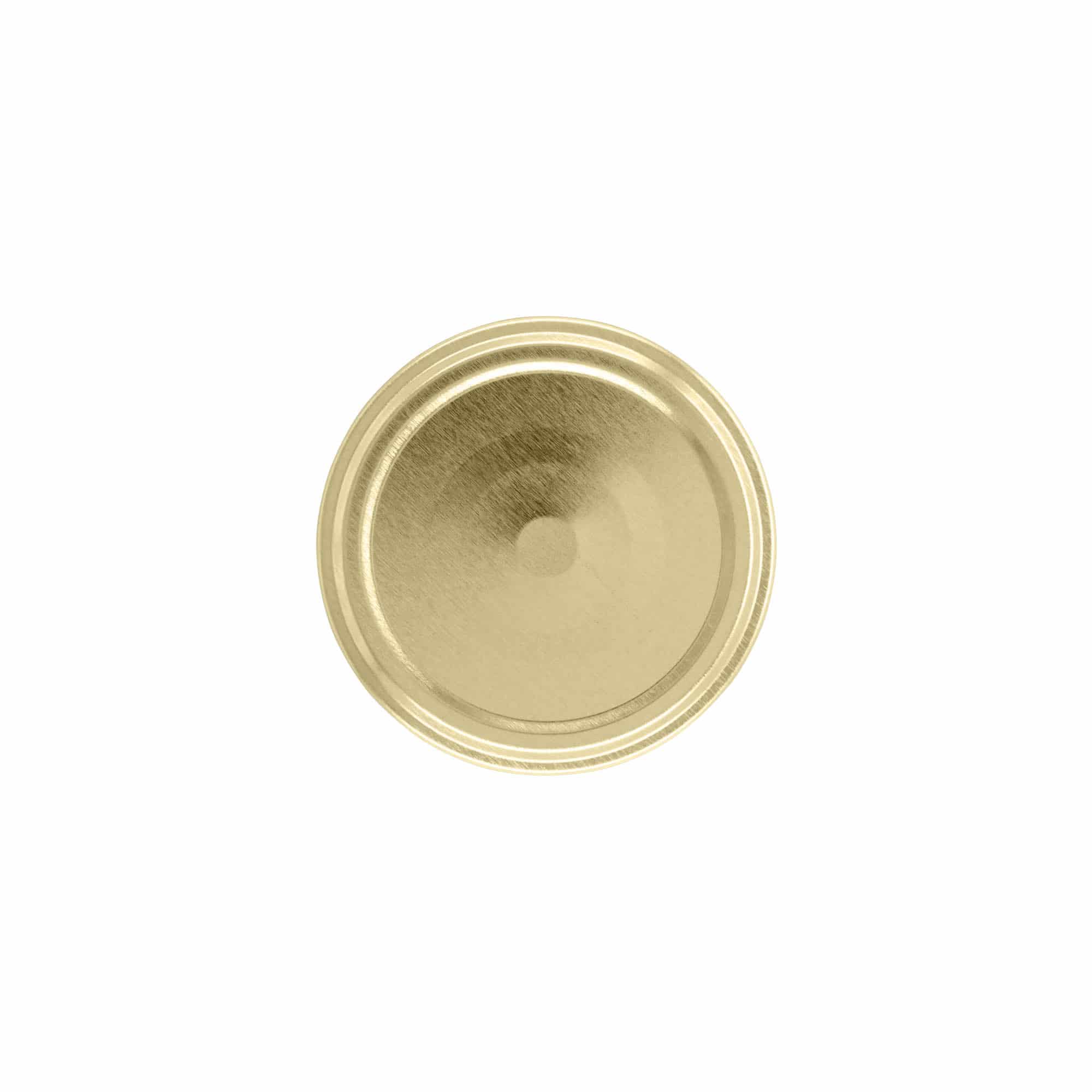 Twist off lid, tinplate, gold, for opening: TO 63