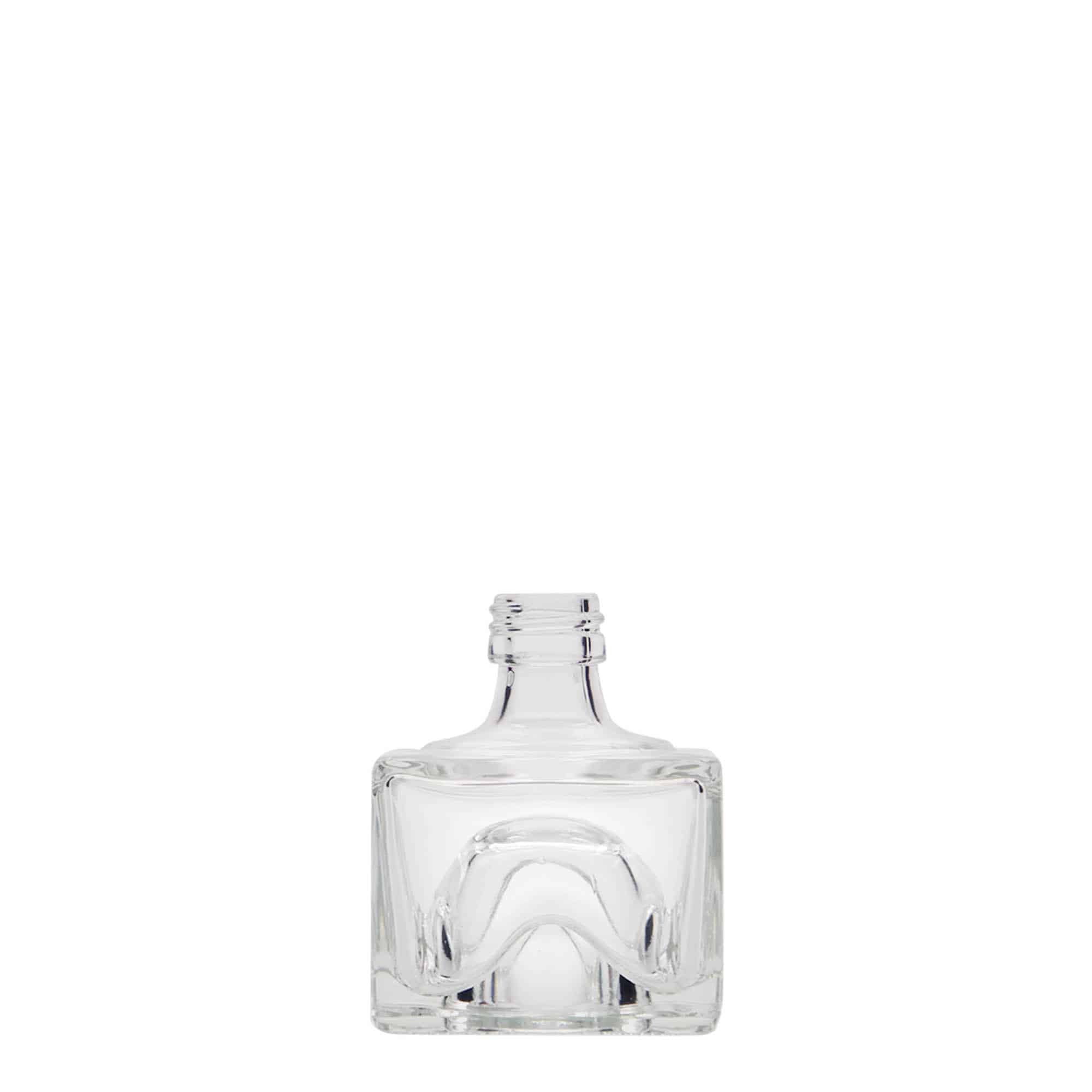 40 ml glass bottle ‘Cocolores’, square, opening: PP 18
