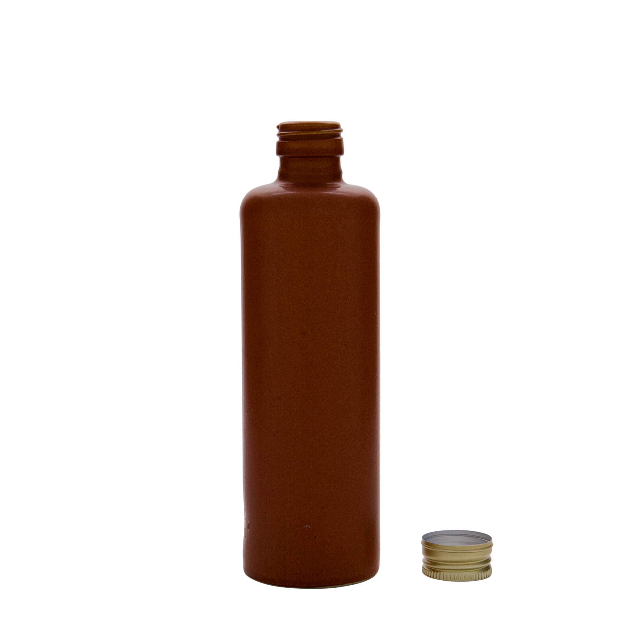350 ml earthenware jug, stoneware, red-brown, opening: PP 31.5