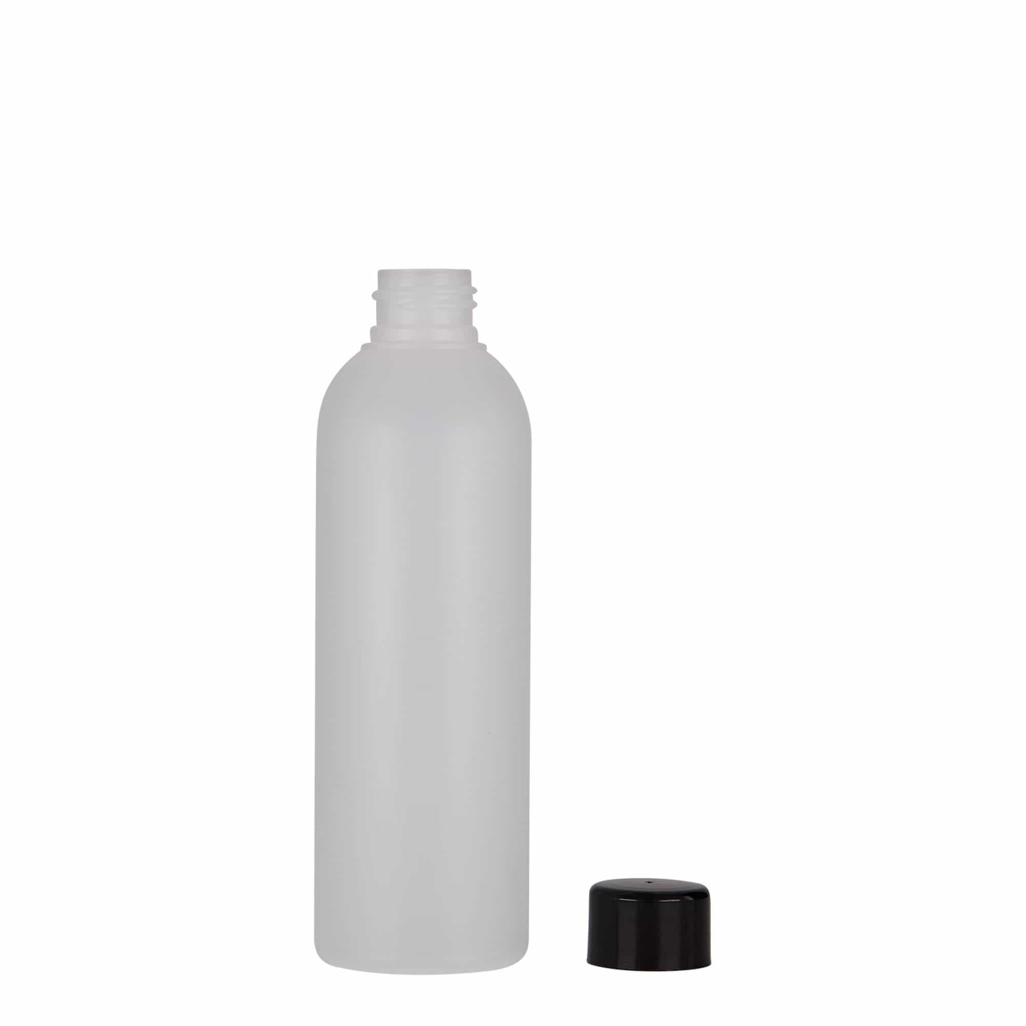 200 ml plastic bottle 'Tuffy', HDPE, natural, opening: 24/410 200 ml plastic bottle 'Tuffy', HDPE, natural, opening: 24/410