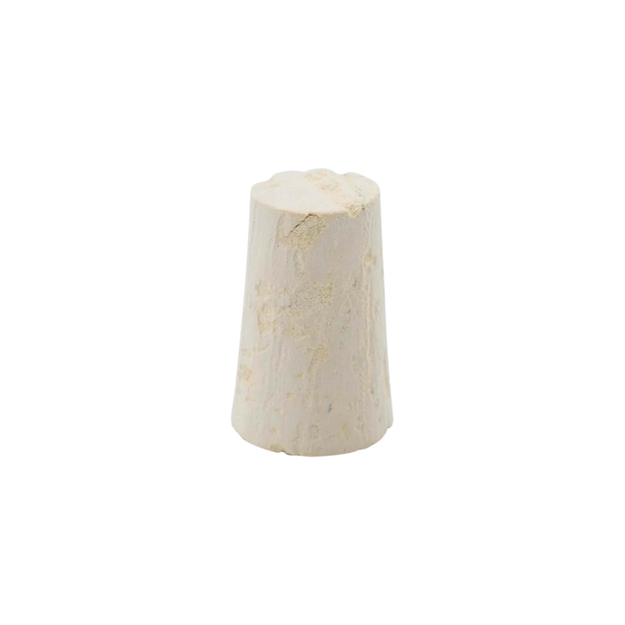 Tapered cork 17-21 x 33, press cork, beige, for opening: cork