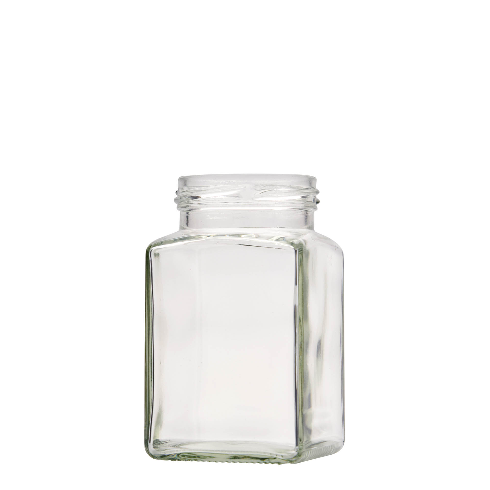 260 ml square glass, opening: Twist-off (TO 58) 260 ml square glass, opening: Twist-off (TO 58)