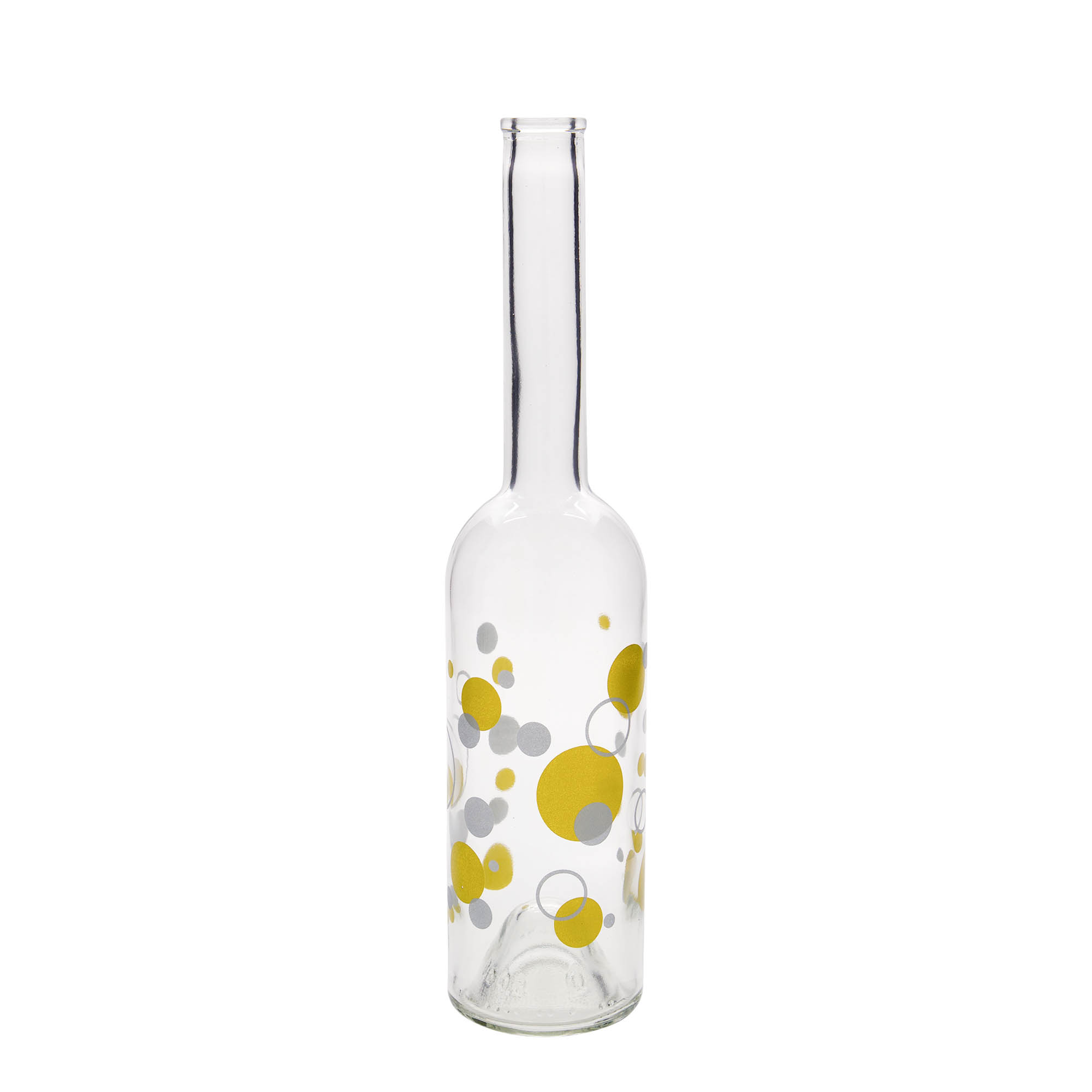 500 ml glass bottle 'Opera', design: dots, opening: cork 500 ml glass bottle 'Opera', design: dots, opening: cork
