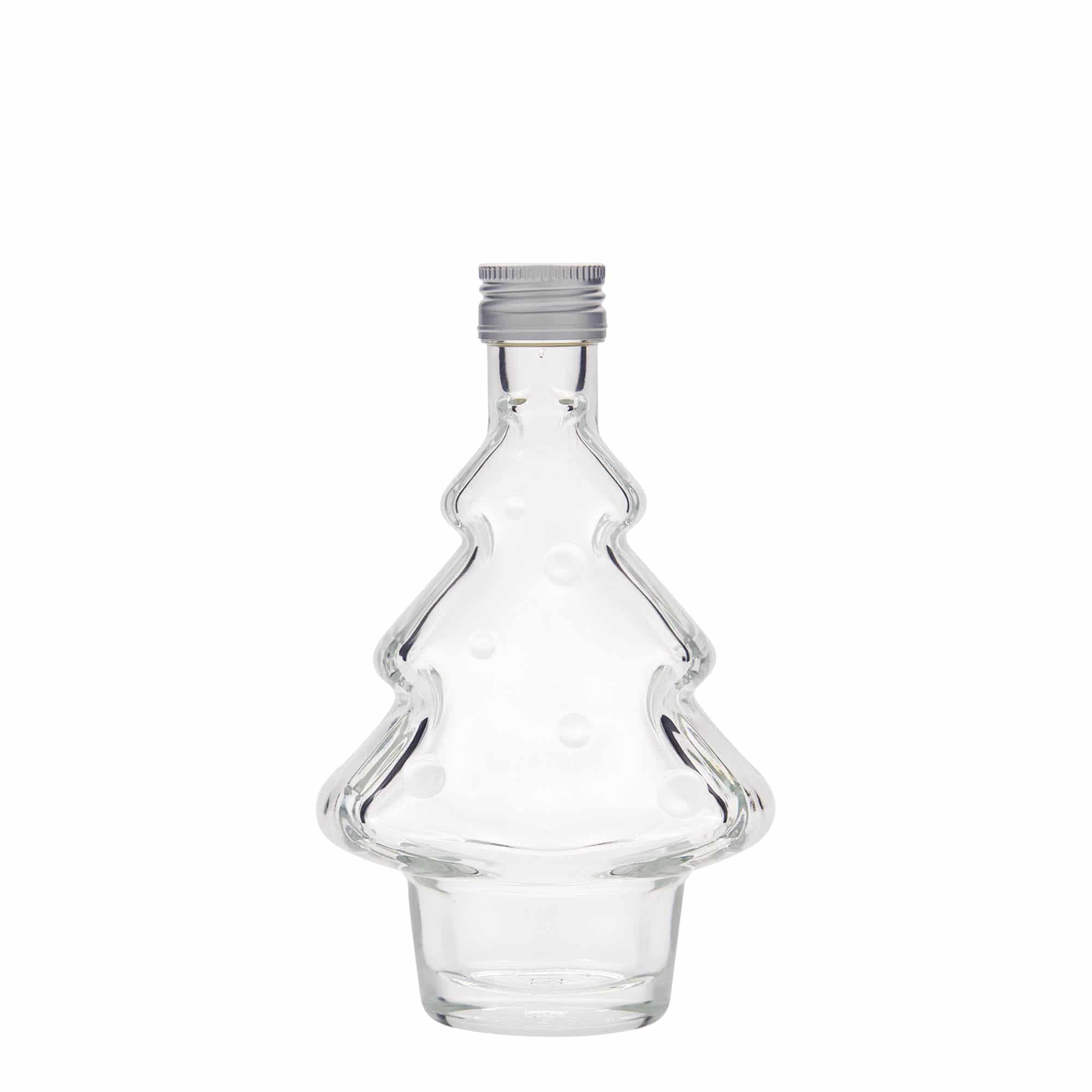 200 ml glass bottle 'Christmas tree', opening: PP 28