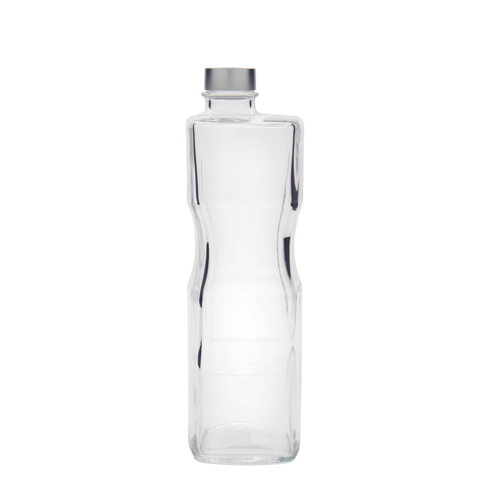 1,000 ml glass bottle 'Optima Juice', rectangular, closure: screw cap