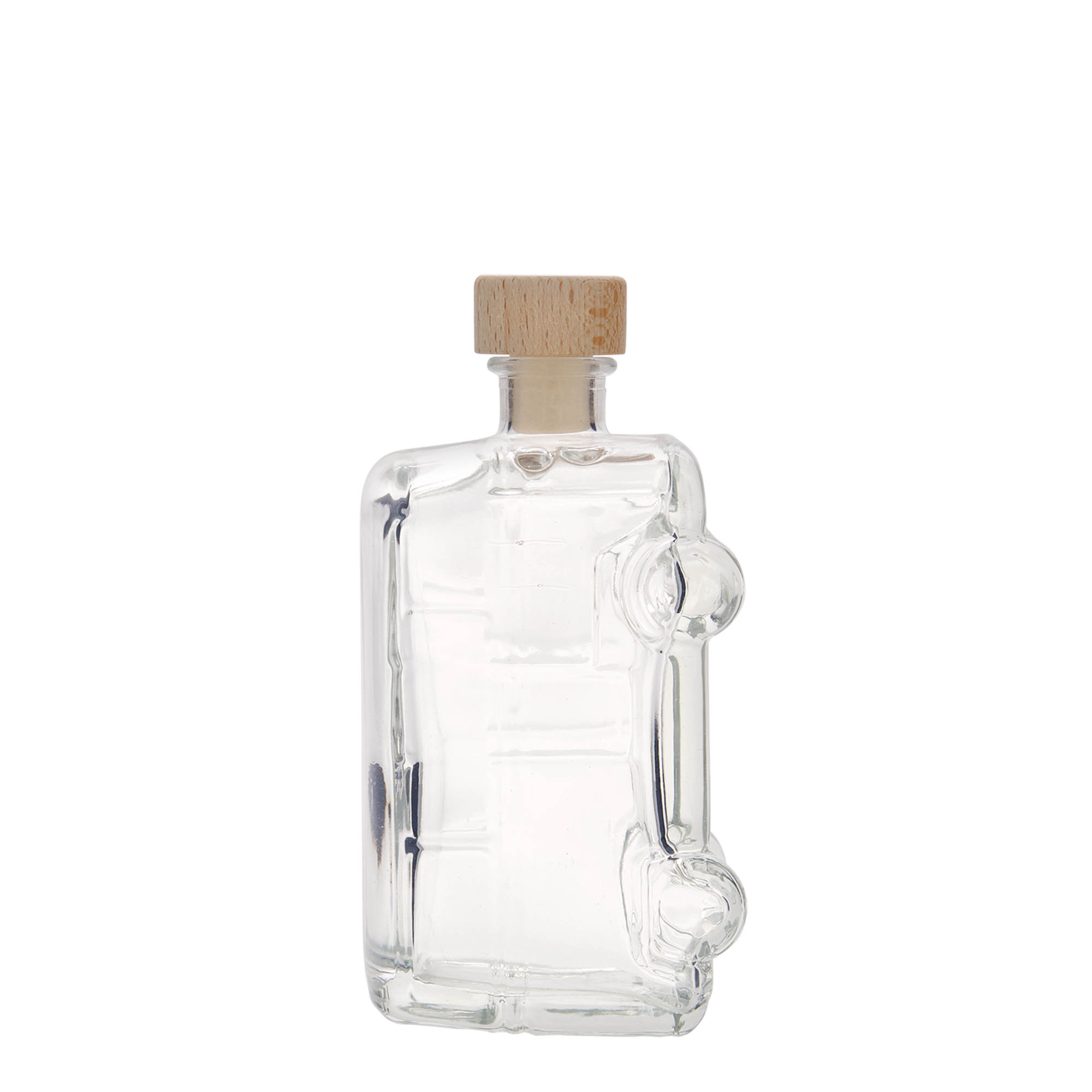 200 ml glass bottle 'Bulli', opening: cork 200 ml glass bottle 'Bulli', opening: cork