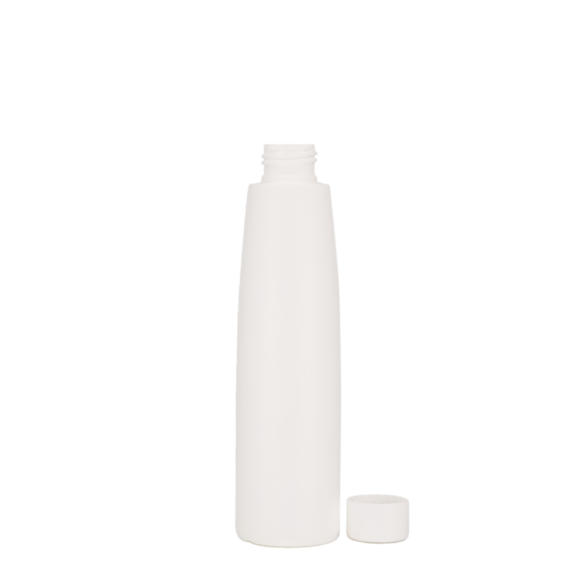 200 ml plastic bottle 'Donald', HDPE, white, opening: 24/410 200 ml plastic bottle 'Donald', HDPE, white, opening: 24/410