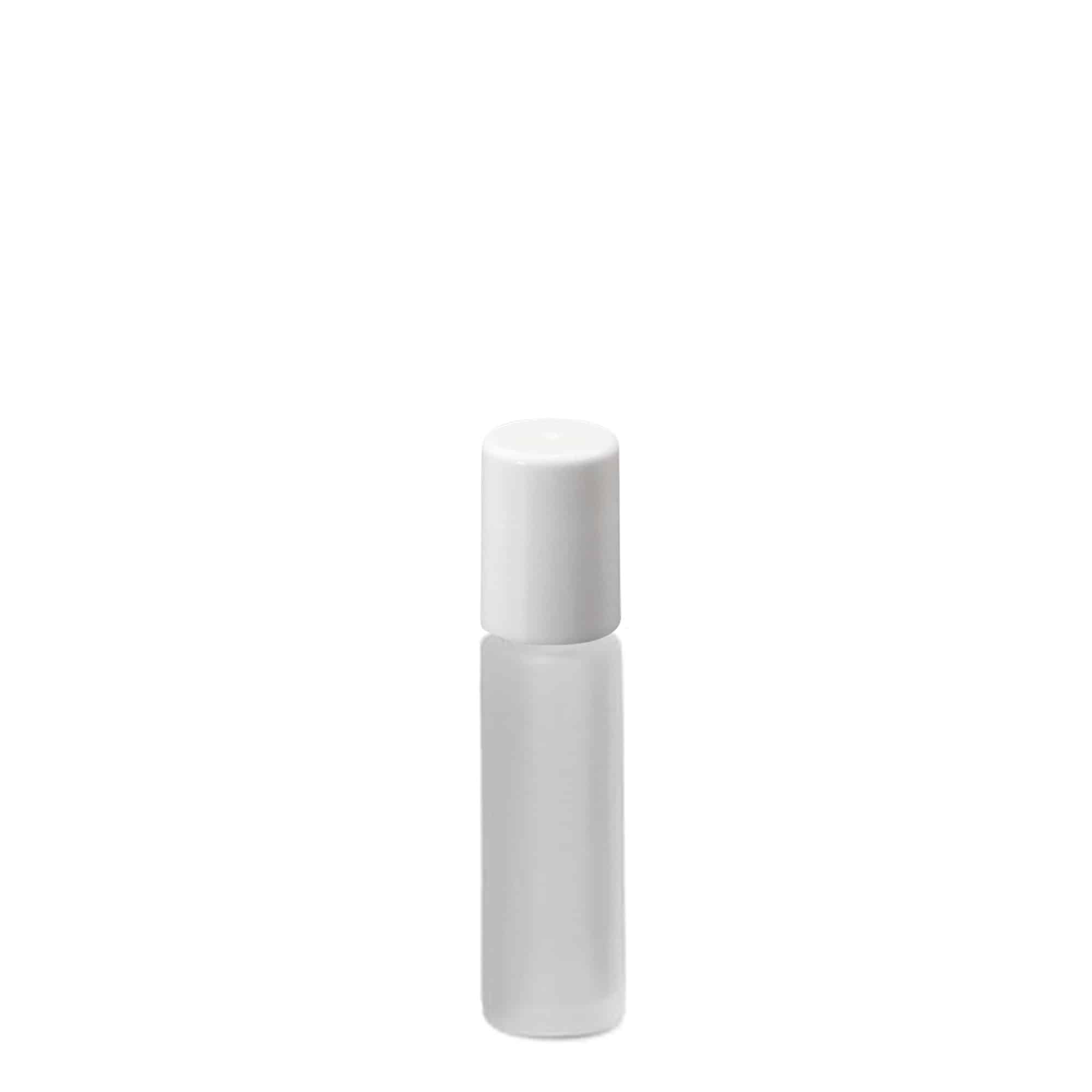 10 ml roll-on bottle, glass, frosted, opening: screw cap