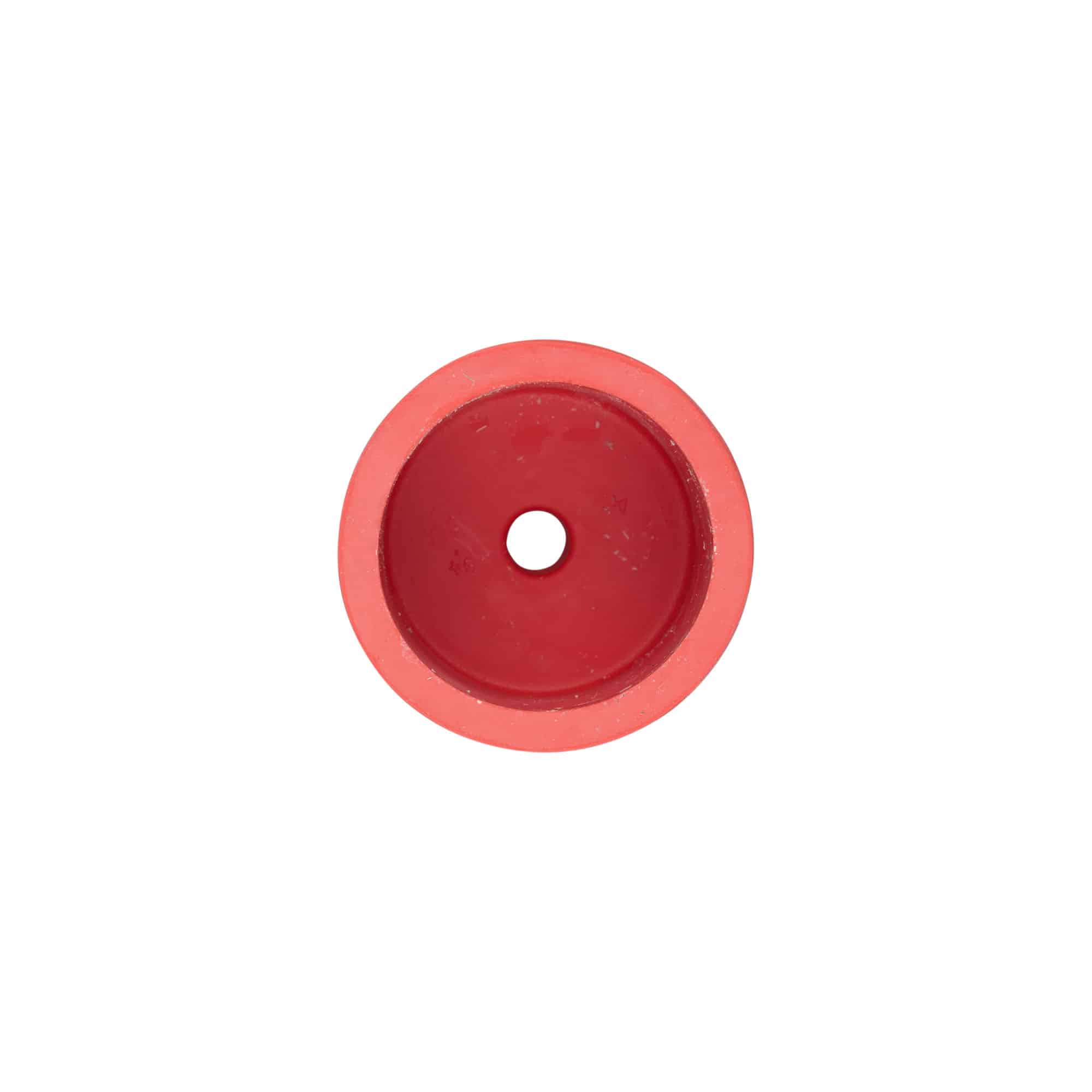 Fermentation cap type 4, rubber, red